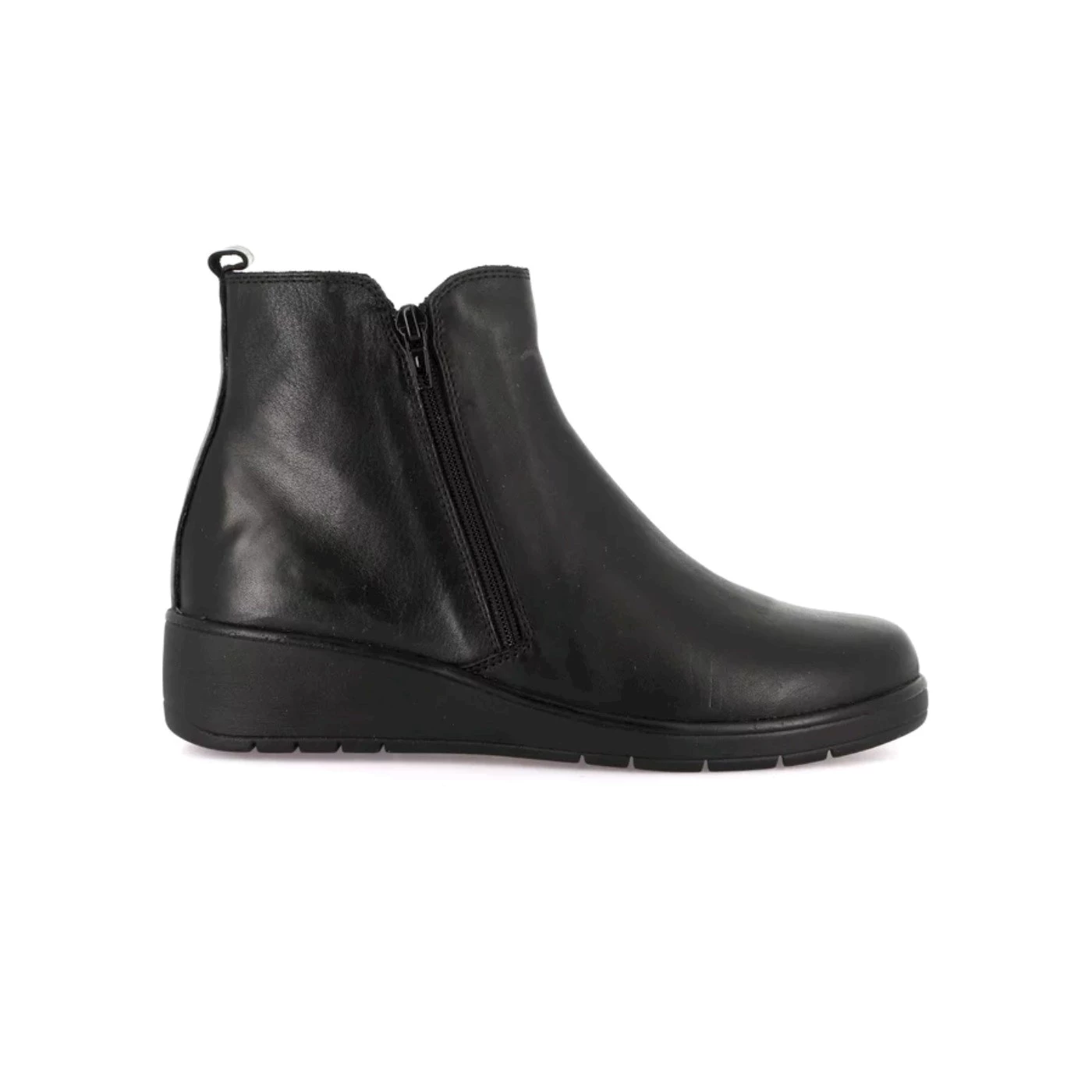 Grunland PO2291 stivaletto linea comfort in pelle nera