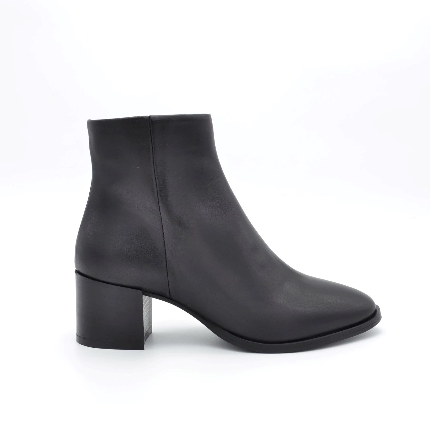Anima GW143 stivaletti pelle nero tacco 5 cm