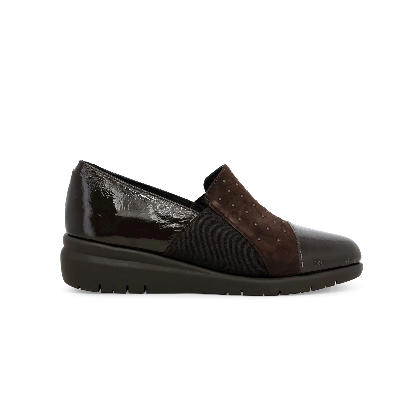 Melluso K55239Z mocassini slip on linea comfort in naplak testa