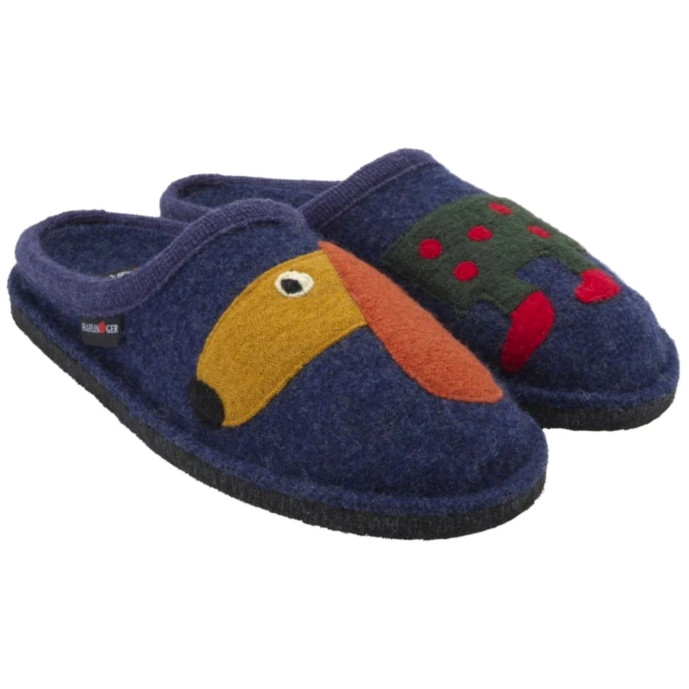 Haflinger 31306372 theo ciabatte in lana jeans