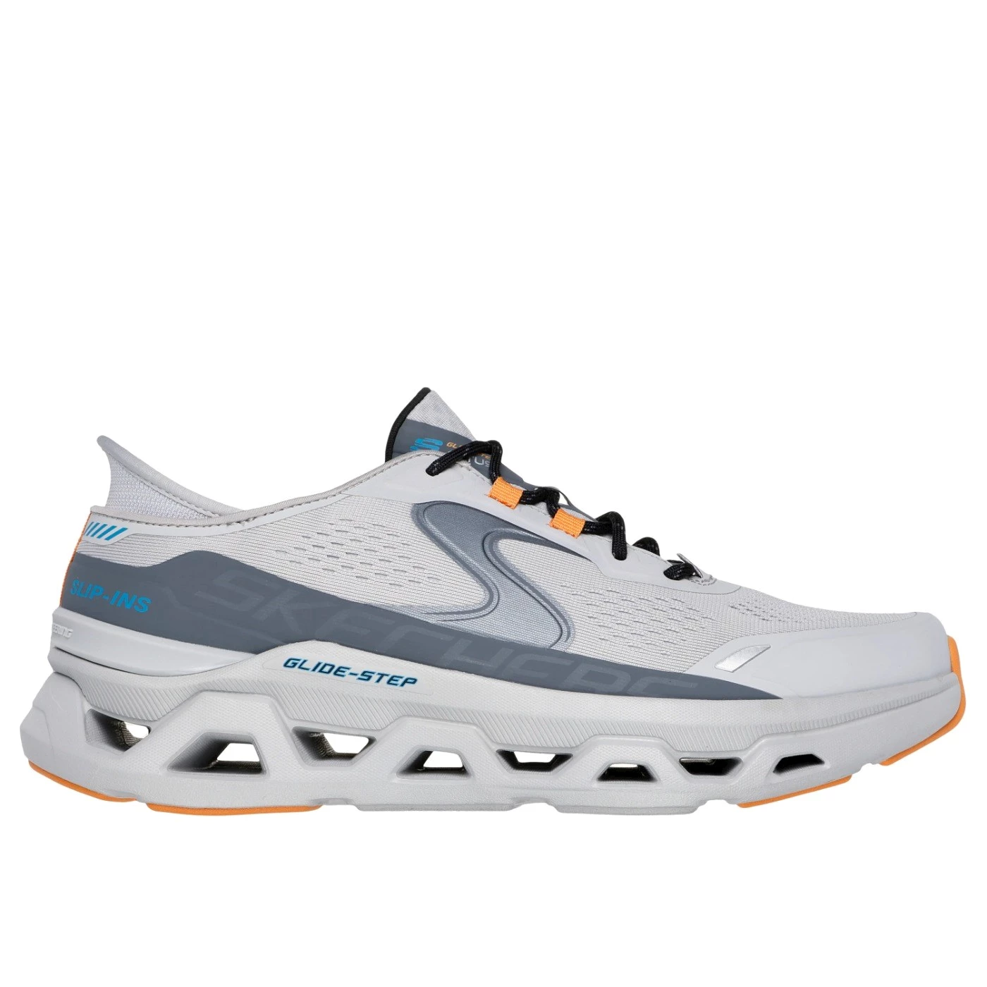 Skechers 232961 Bounder rise sneakers uomo waterproof grigia