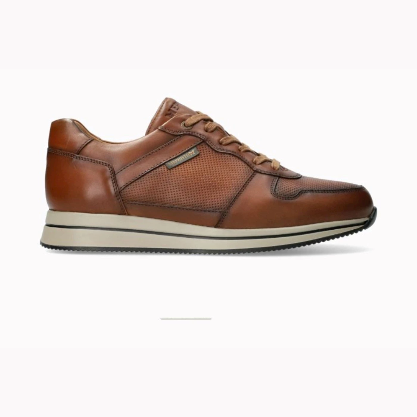 Mephisto GEROME sneakers uomo in pelle marrone cuoio