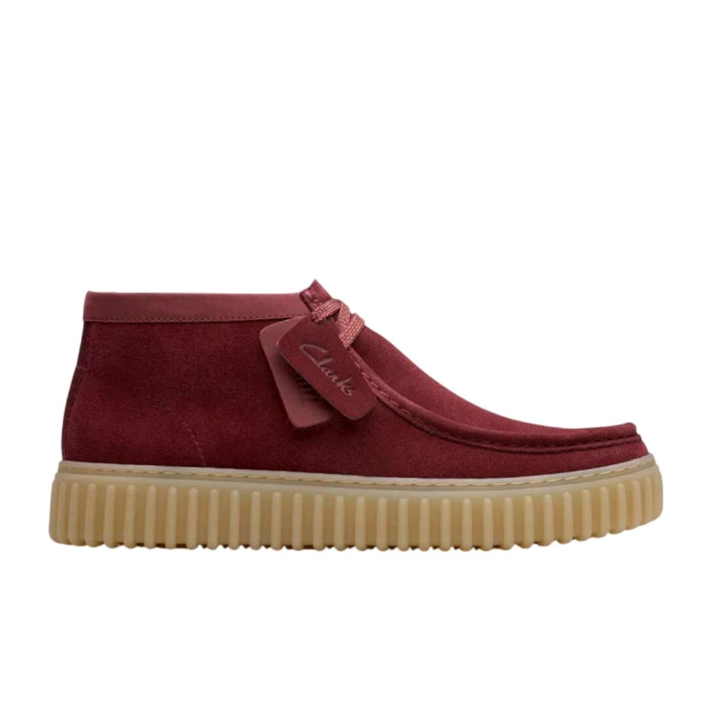 Clarks 26183423 torhill hi stringata mid uomo in camoscio bordo