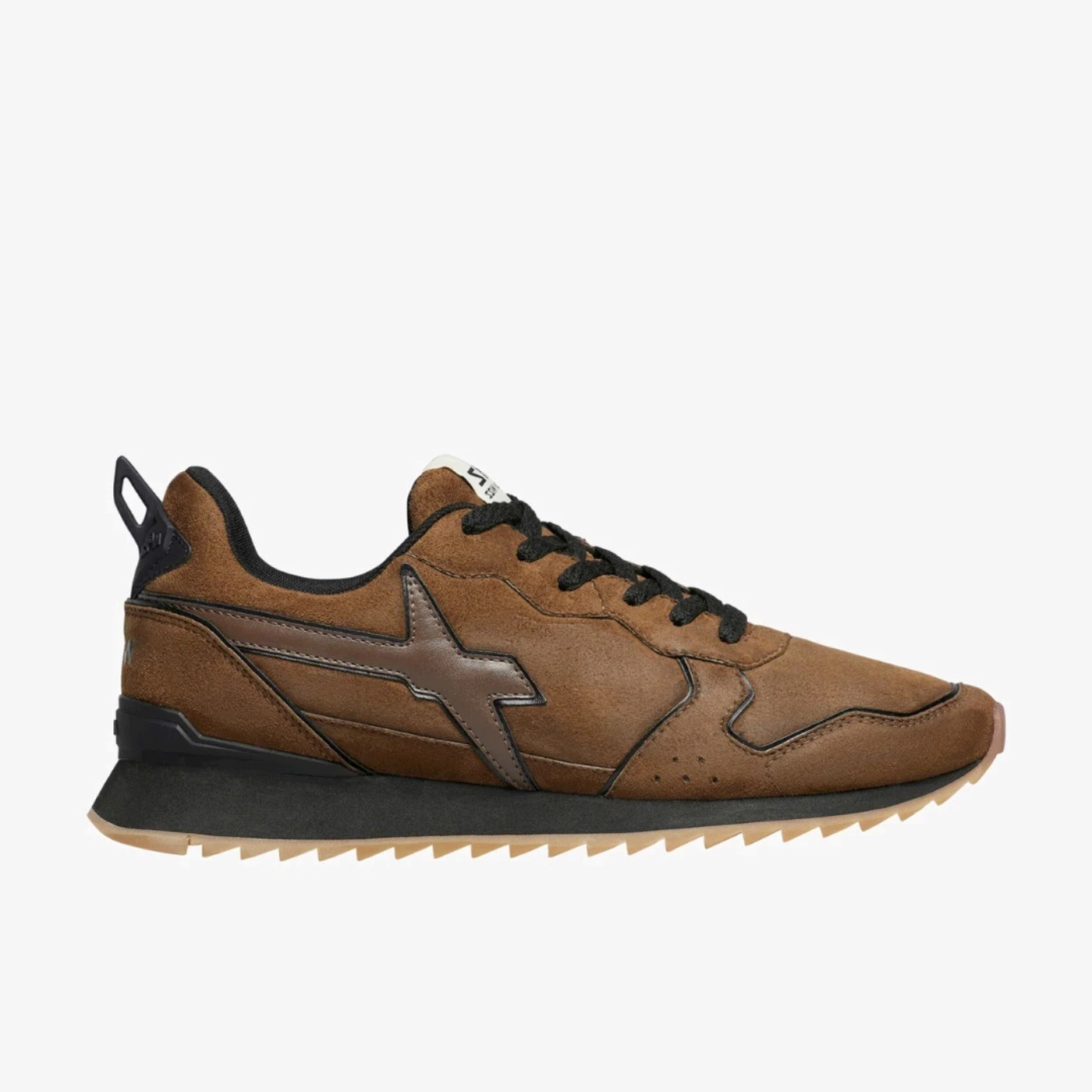 W6YZ 4D20 JET-M sneakers uomo in camoscio marrone