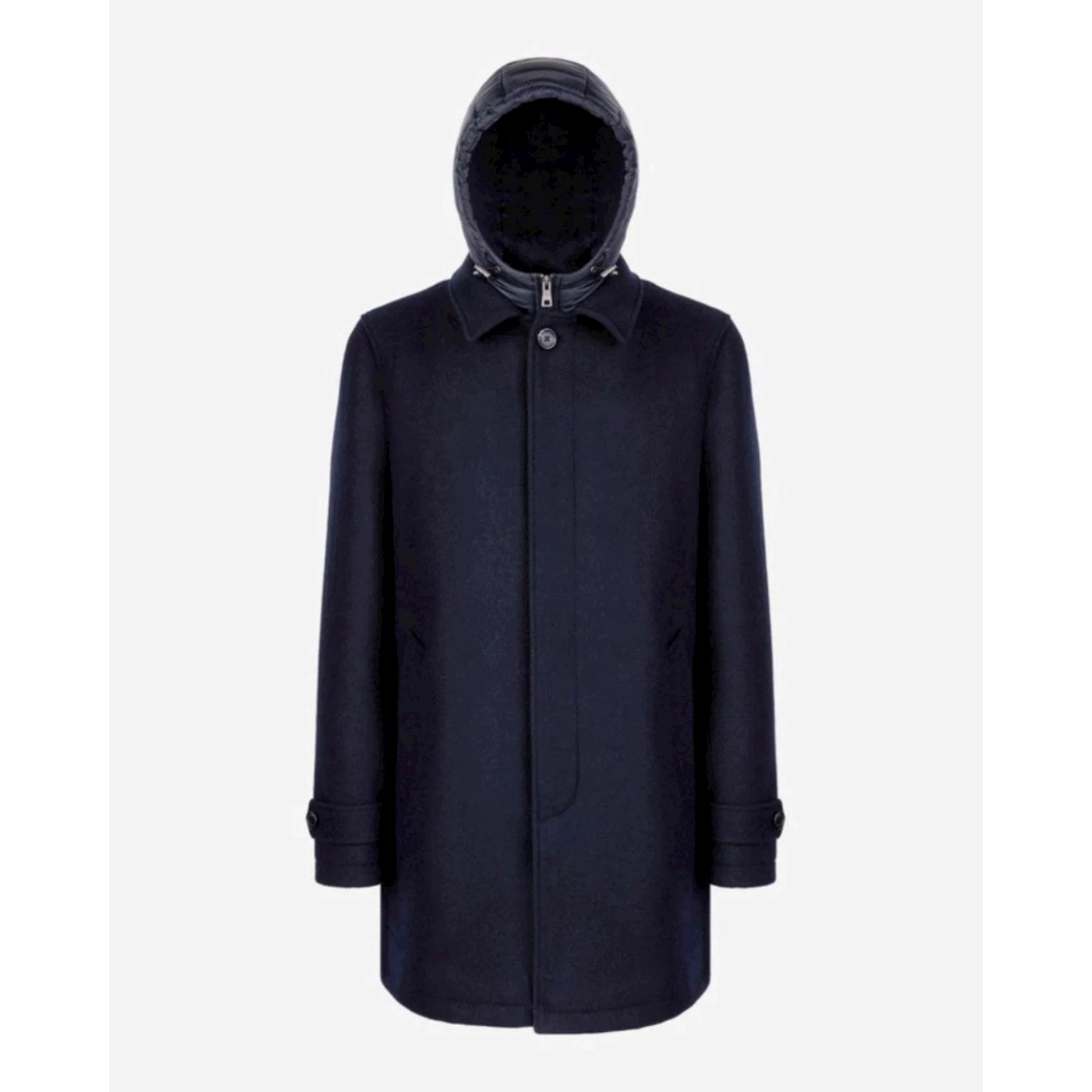 Geox M5615E Monreale long giubbotto cappotto blu sky