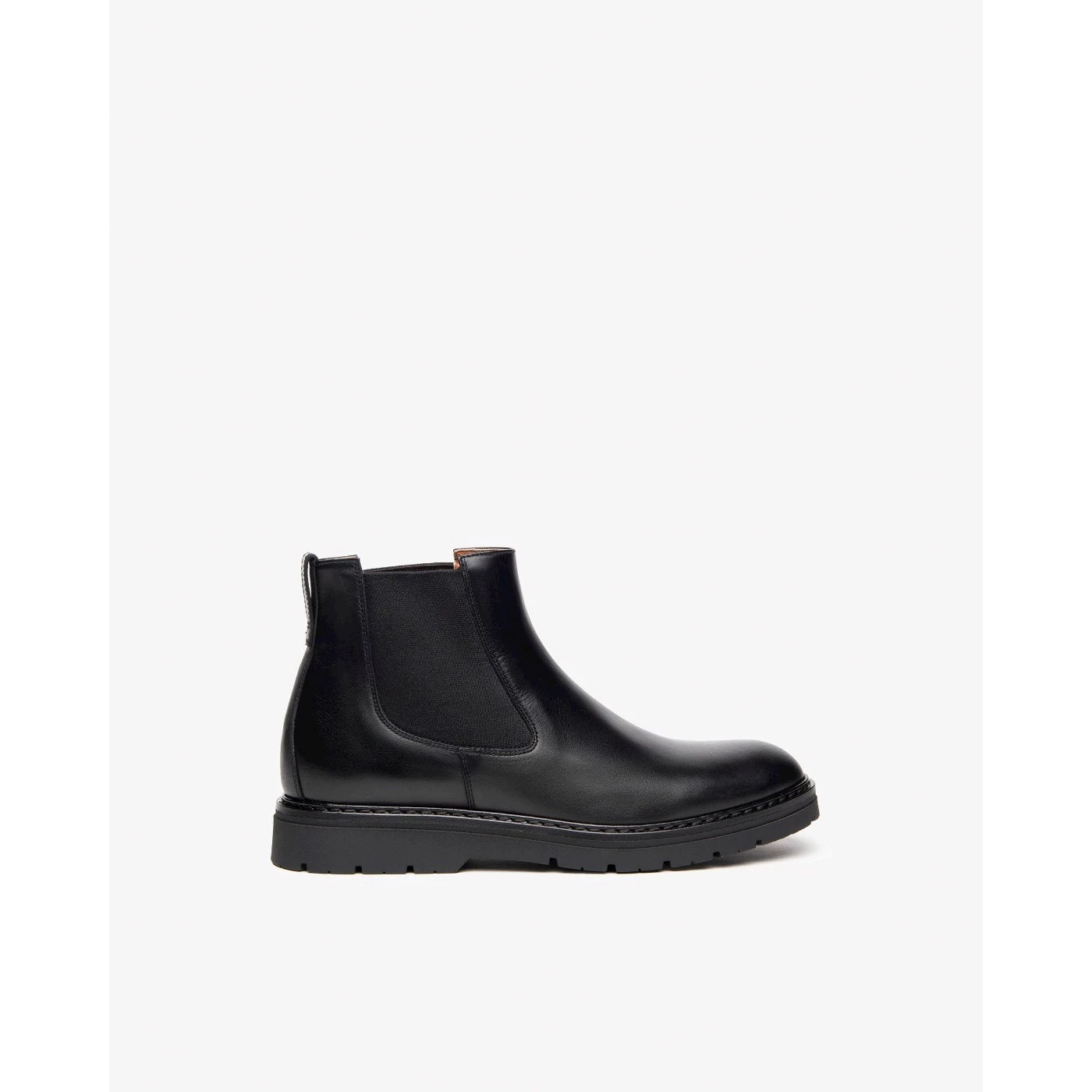 Nero giardini I500812U stivaletti chelsea boot in pelle nero