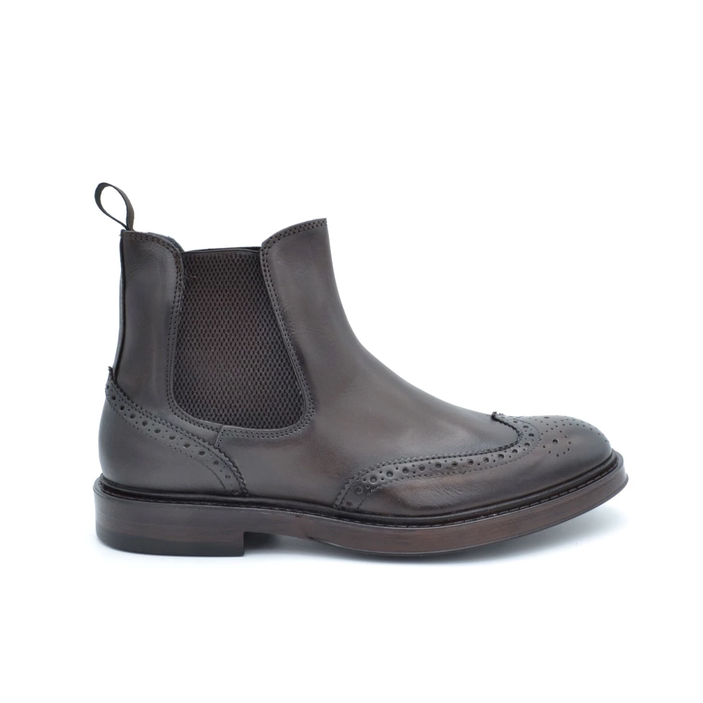 F.lli Rennella 3001 chelsea boot imperiale pelle testa di moro