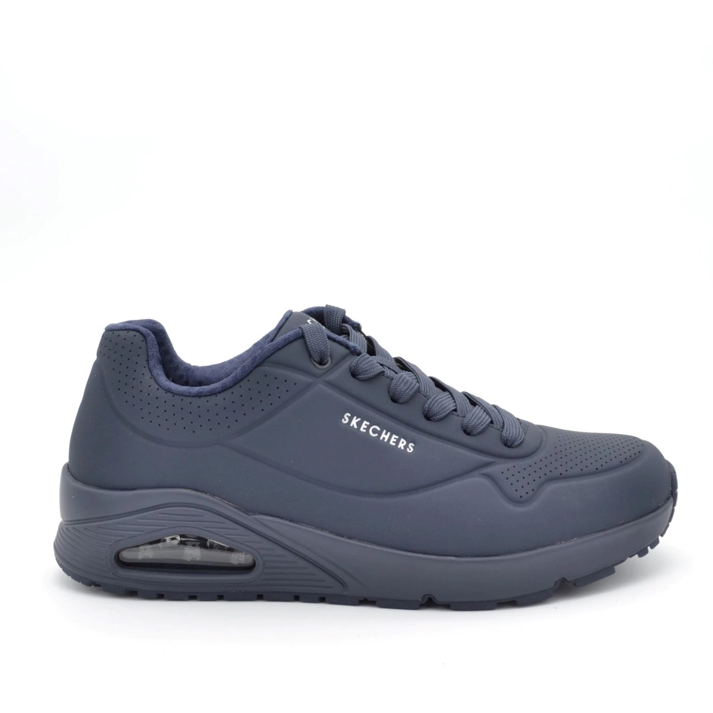 SKECHERS 52458 uno stand on air sneakers dark blu