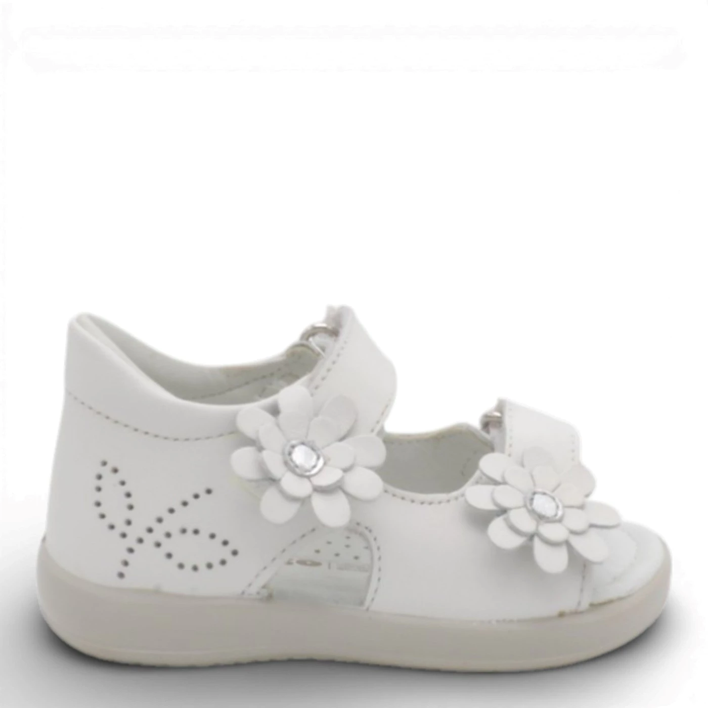 Falcotto 0011501157 Mongy calf sandalo bambina bianco