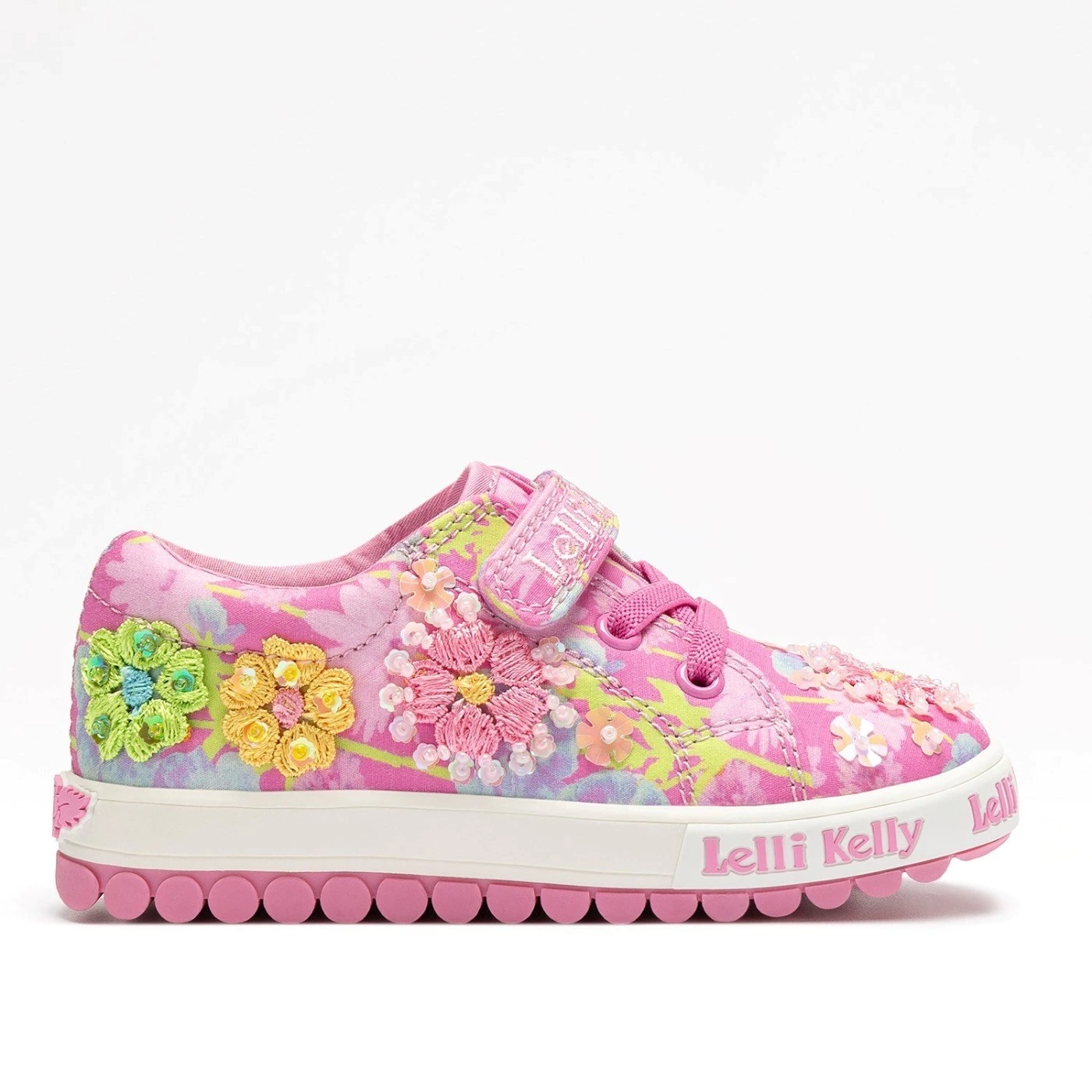 Lelli Kelly LKED4912 sneakers Eloise tessuto rosa multicolor