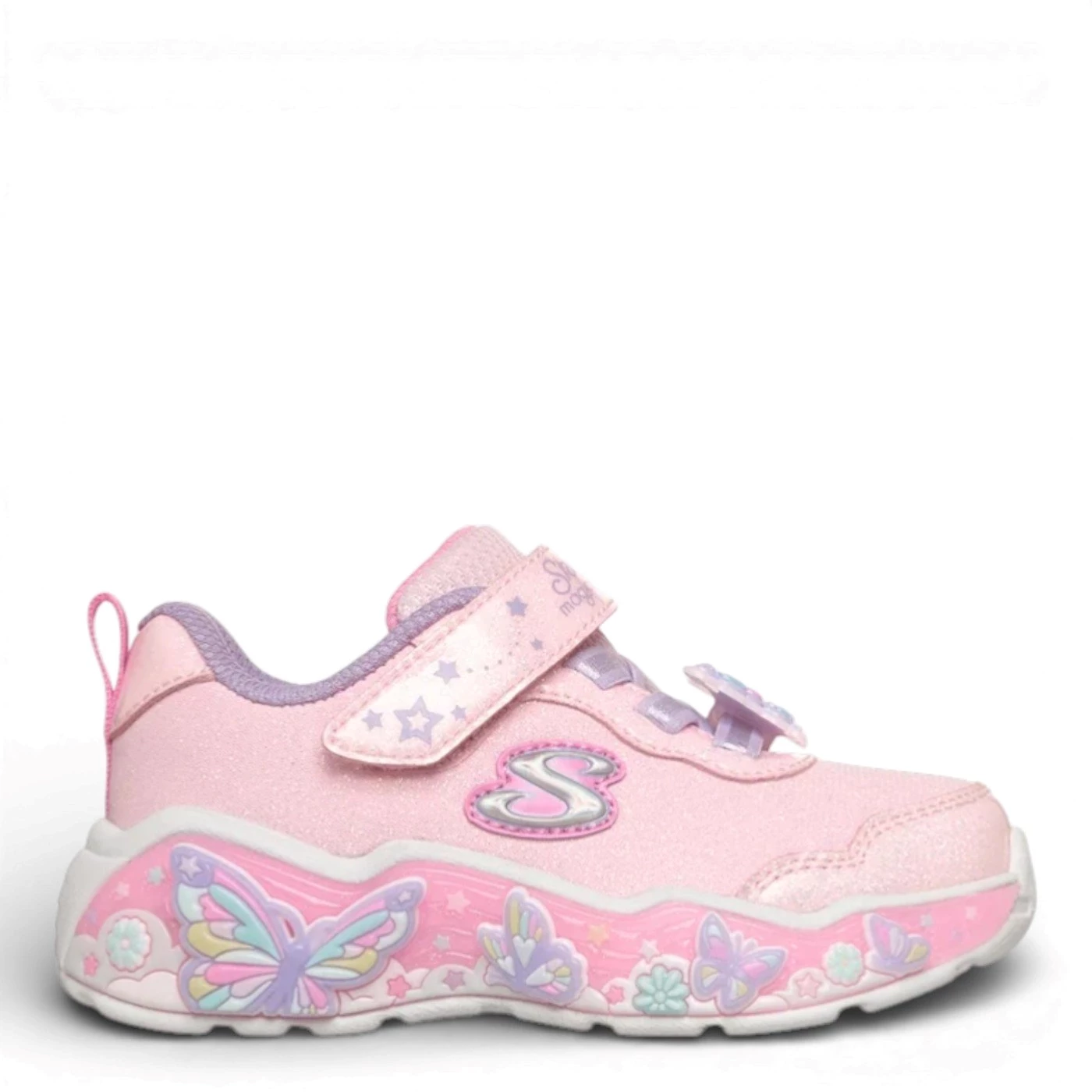 Skechers 303065L scarpa sportiva bambina tessuto con luci