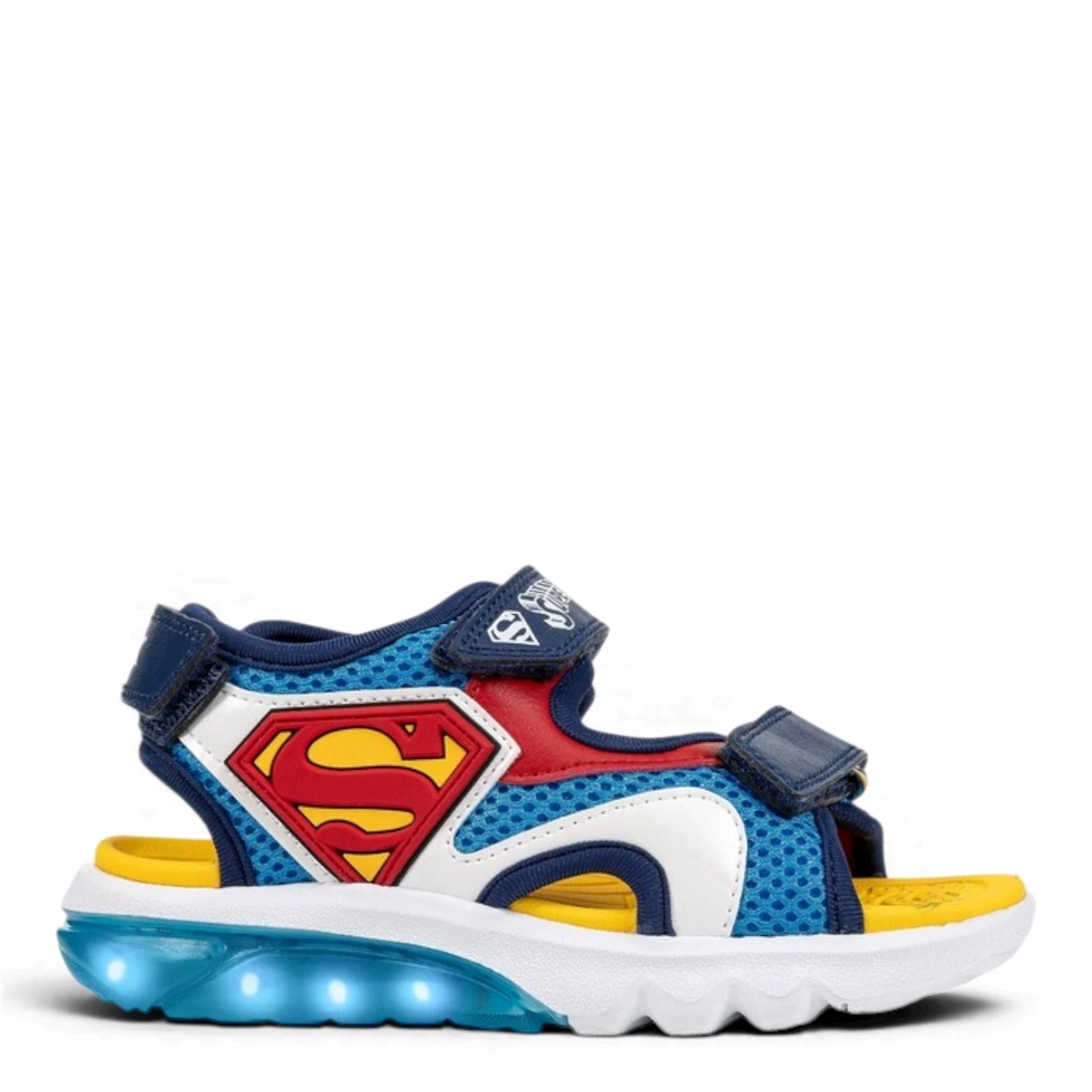 GEOX J65MXC Sandalo Superman con luci e velcro