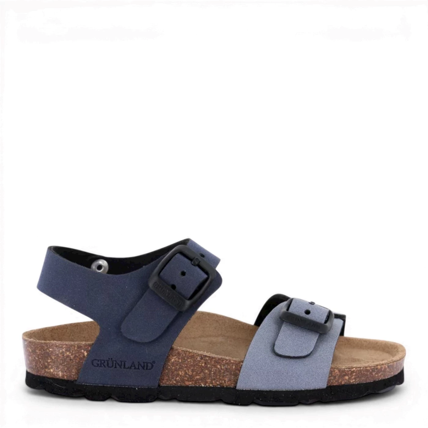 Grunland SB2111 luce sandali bimbo blu e jeans