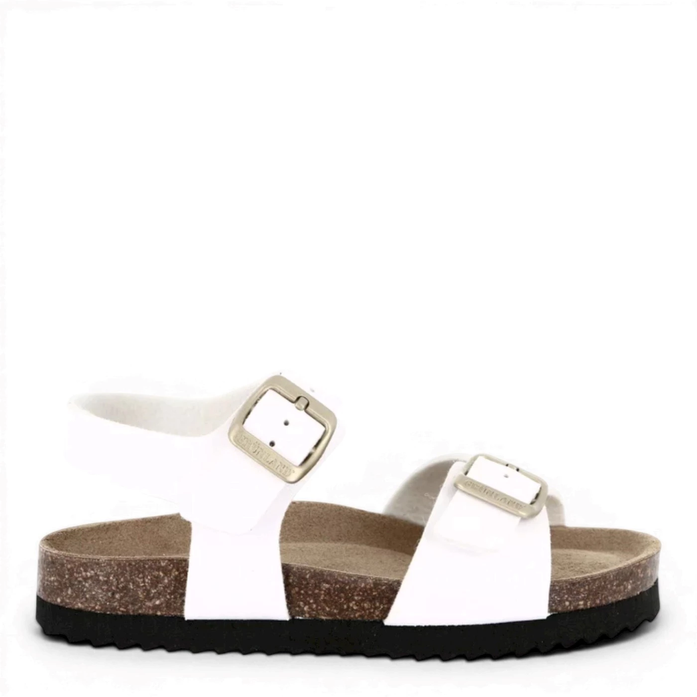 Grunland SB1412  Lula sandalo bambina bianco due fibbie