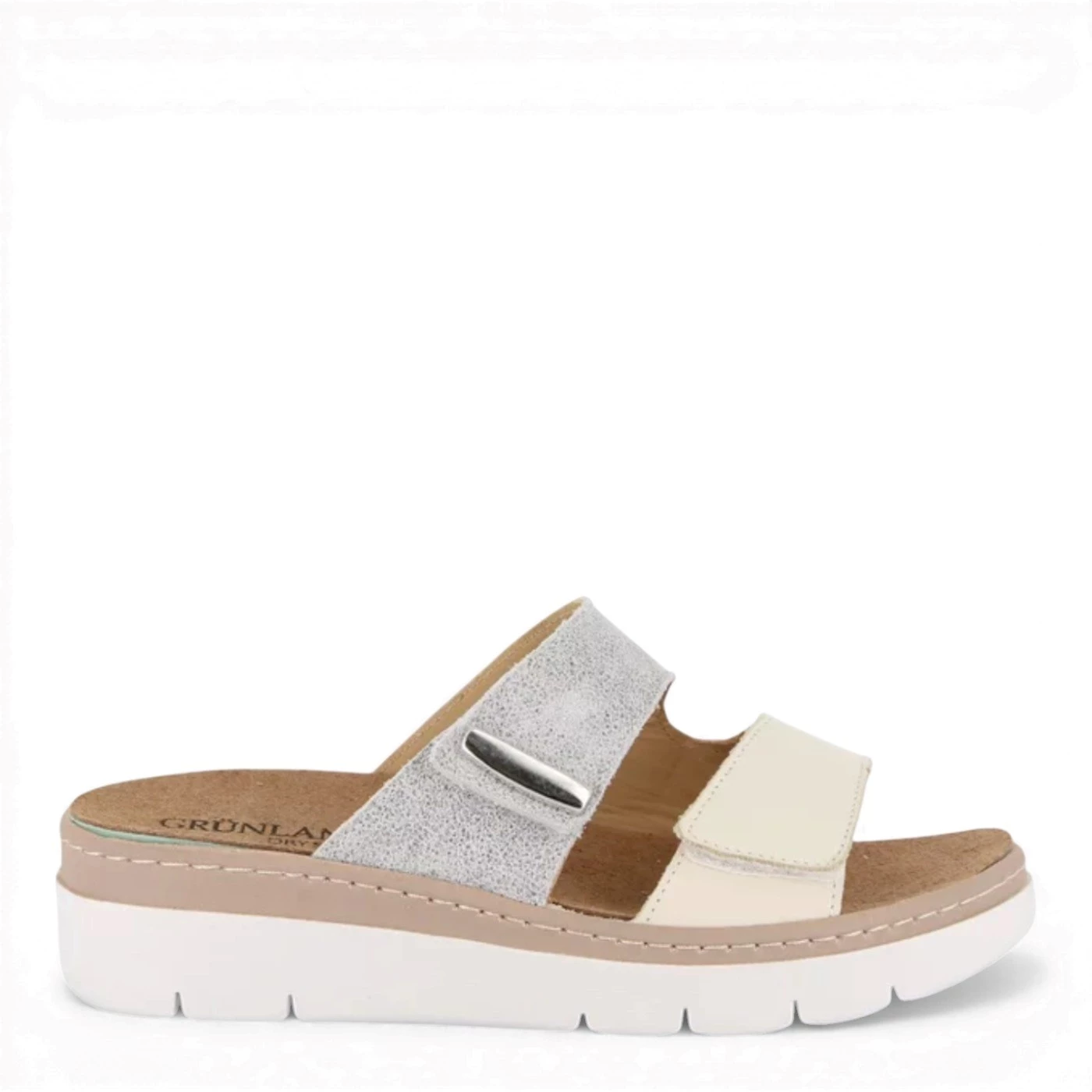 Grunland CE 0485 Moll ciabatta donna plantare estraibile avorio