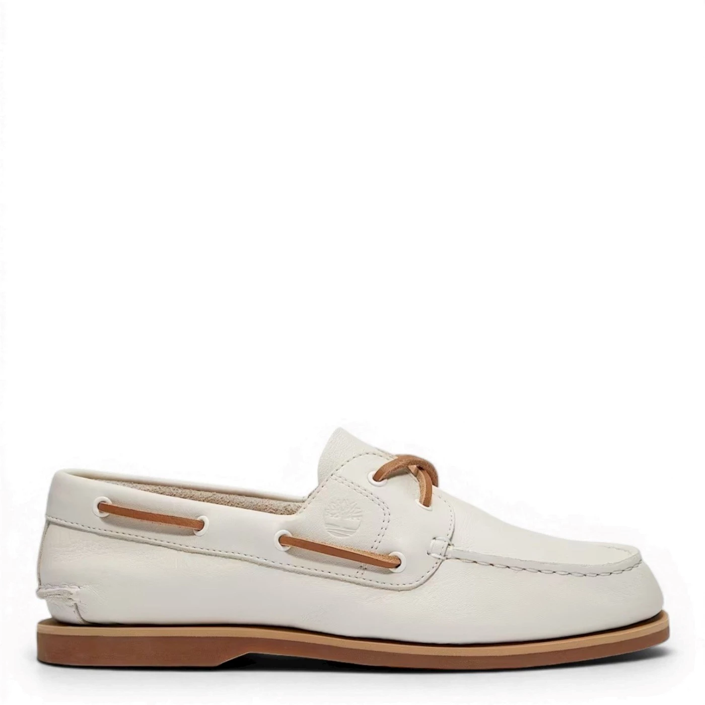 Timberland TB0A2Q9X classic boat mocassini stringate pelle beige