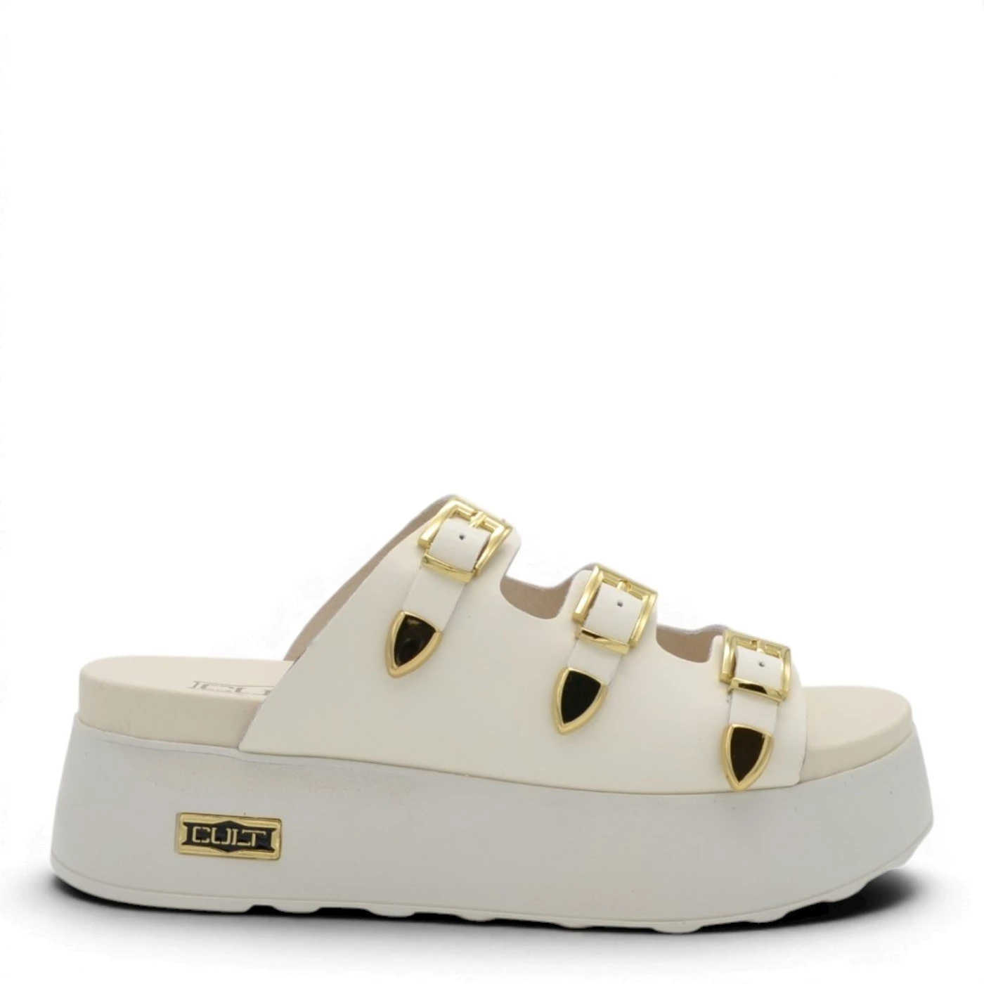 CULT janis 4739 sandalo pelle off white