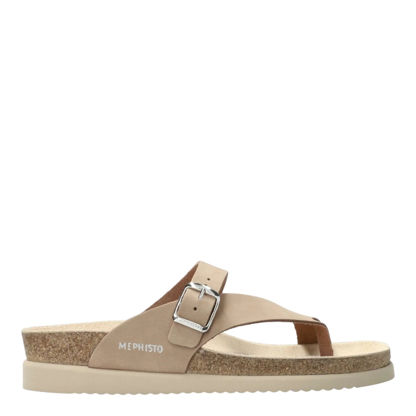Mephisto HELEN sandalo infradito donna in nabuk beige