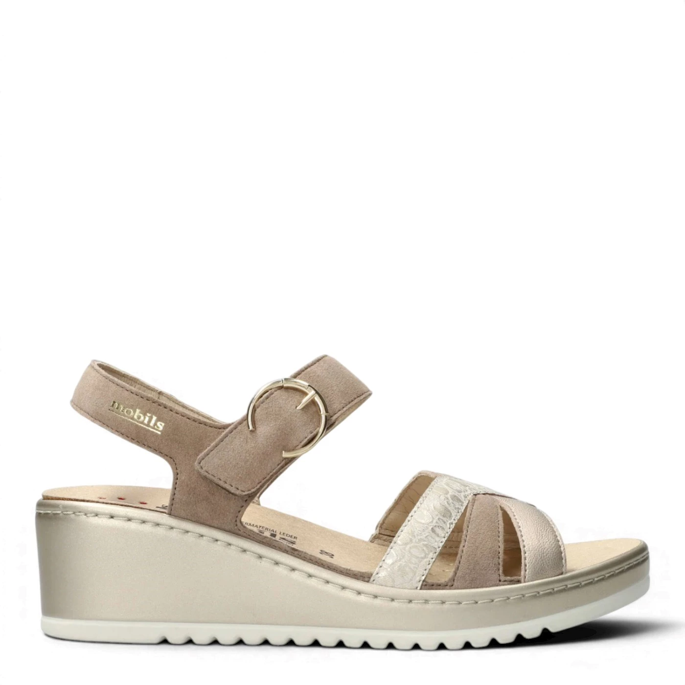 Mephisto NANCIA sandalo zeppa fasce incrociate linea comfort