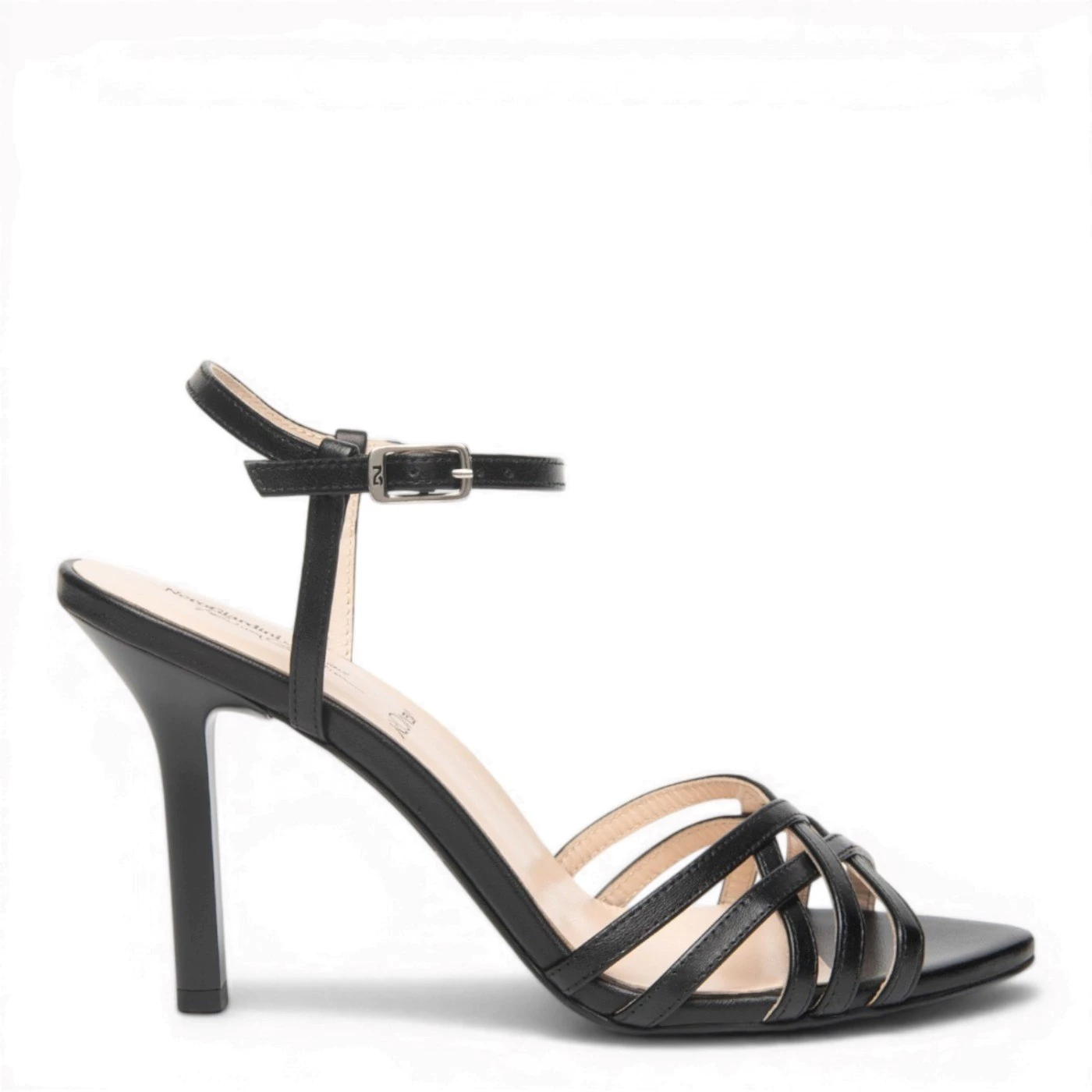 Nero Giardini E615651DE sandalo vitello nero tacco 9