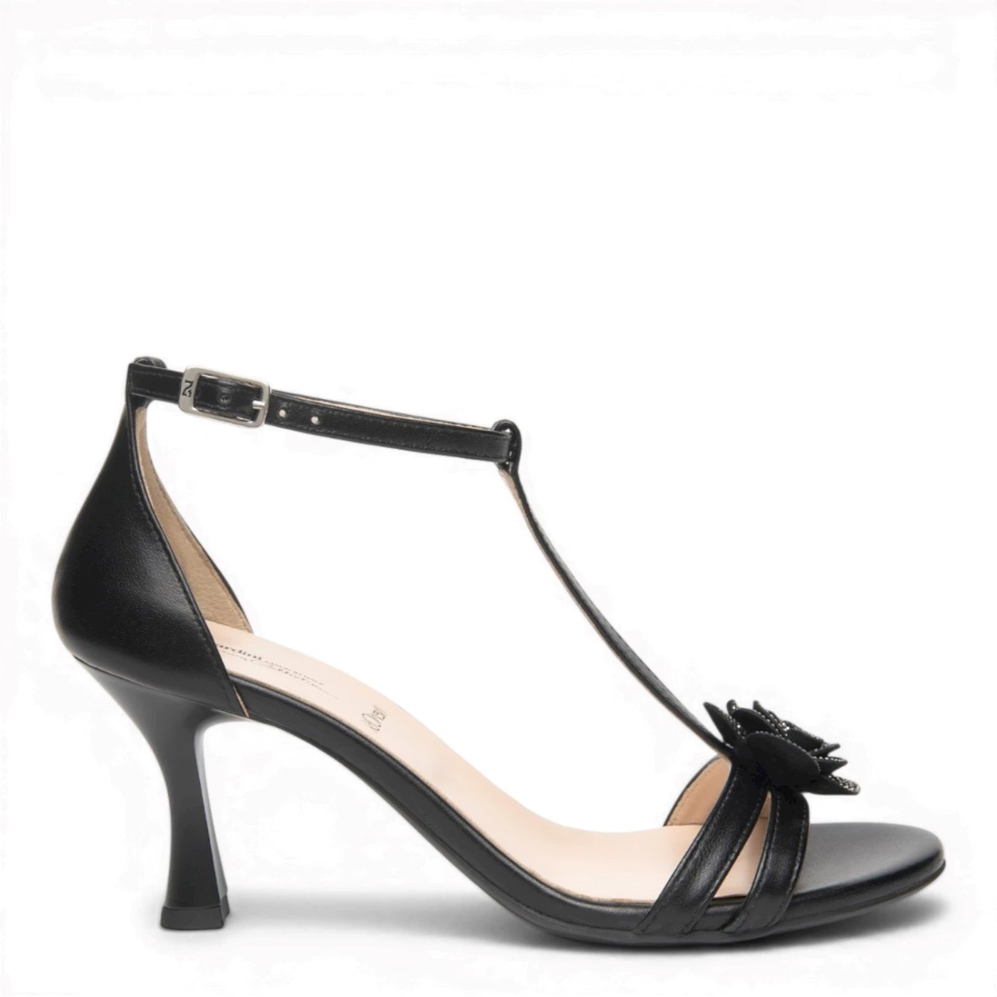 Nero Giardini E615642DE sandalo donna in pelle nero