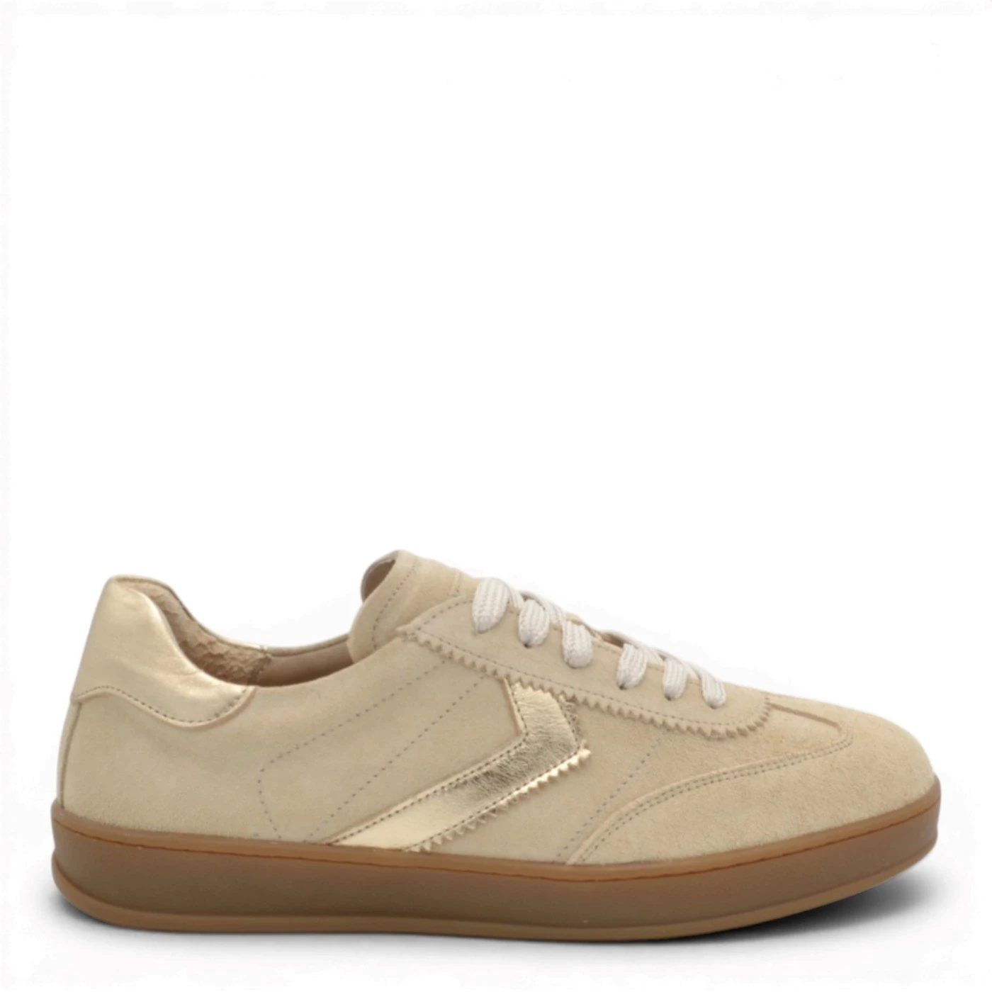 Step 261072 sneakers donna in camoscio beige