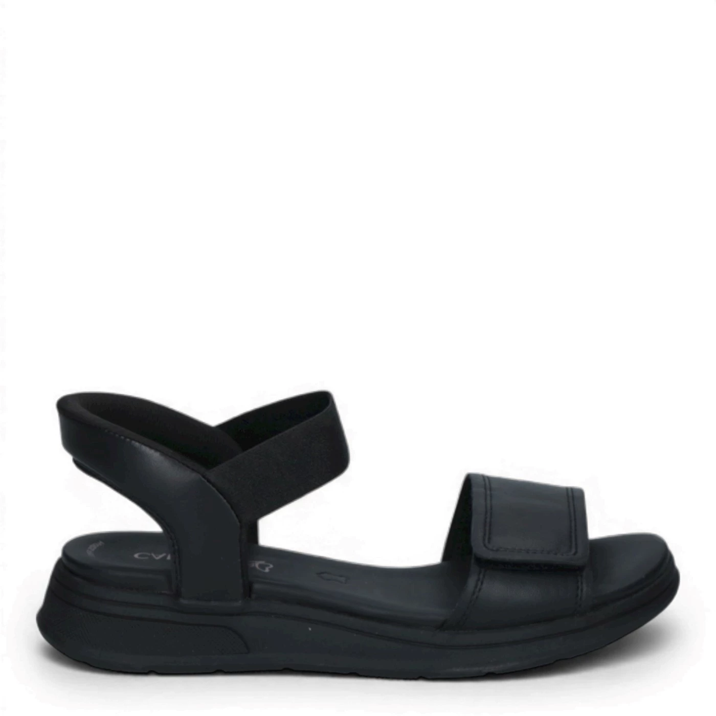 Caprice 28210 sandalo donna pelle nero con velcro
