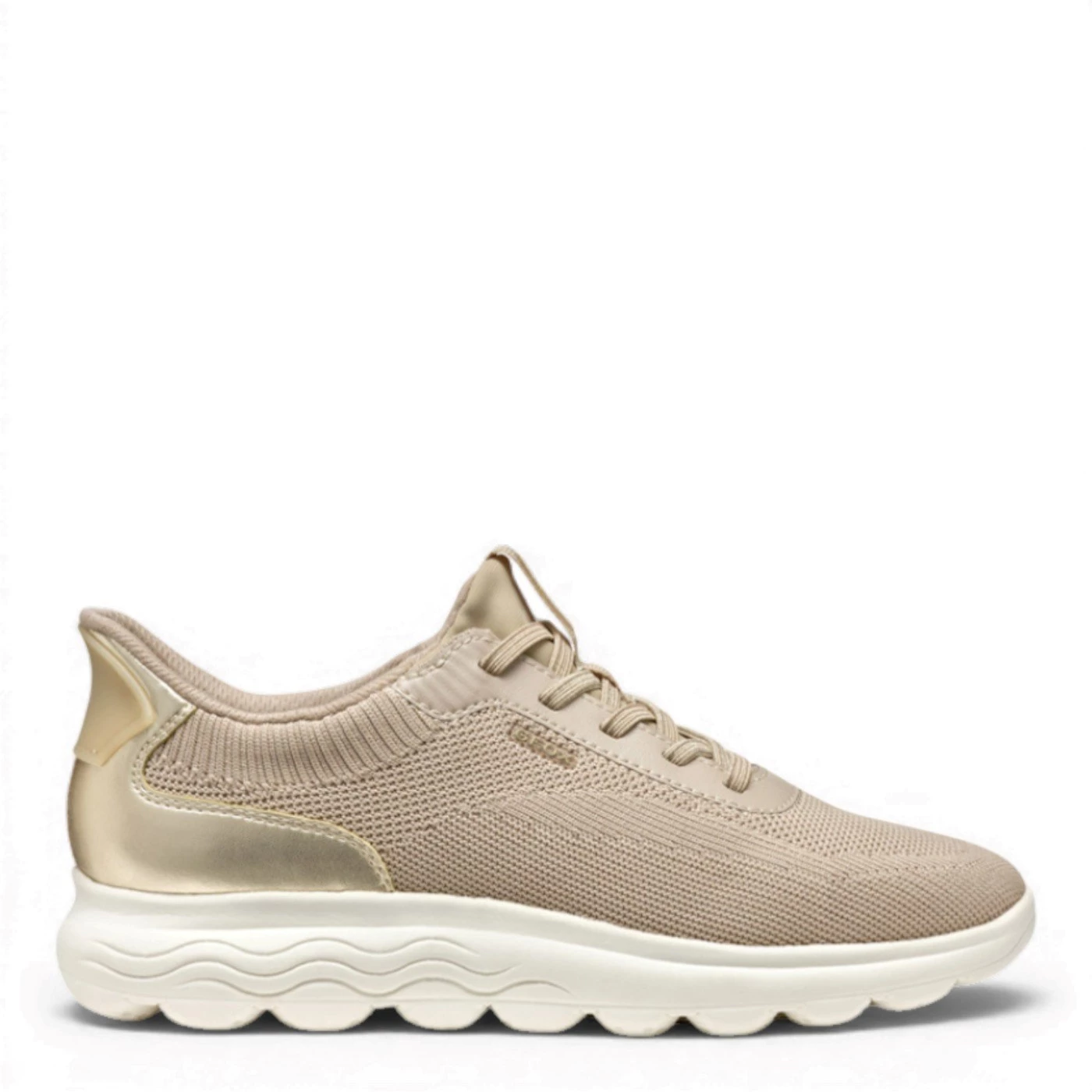 Geox D557MA Spherica plus sneakers donna in mesh beige