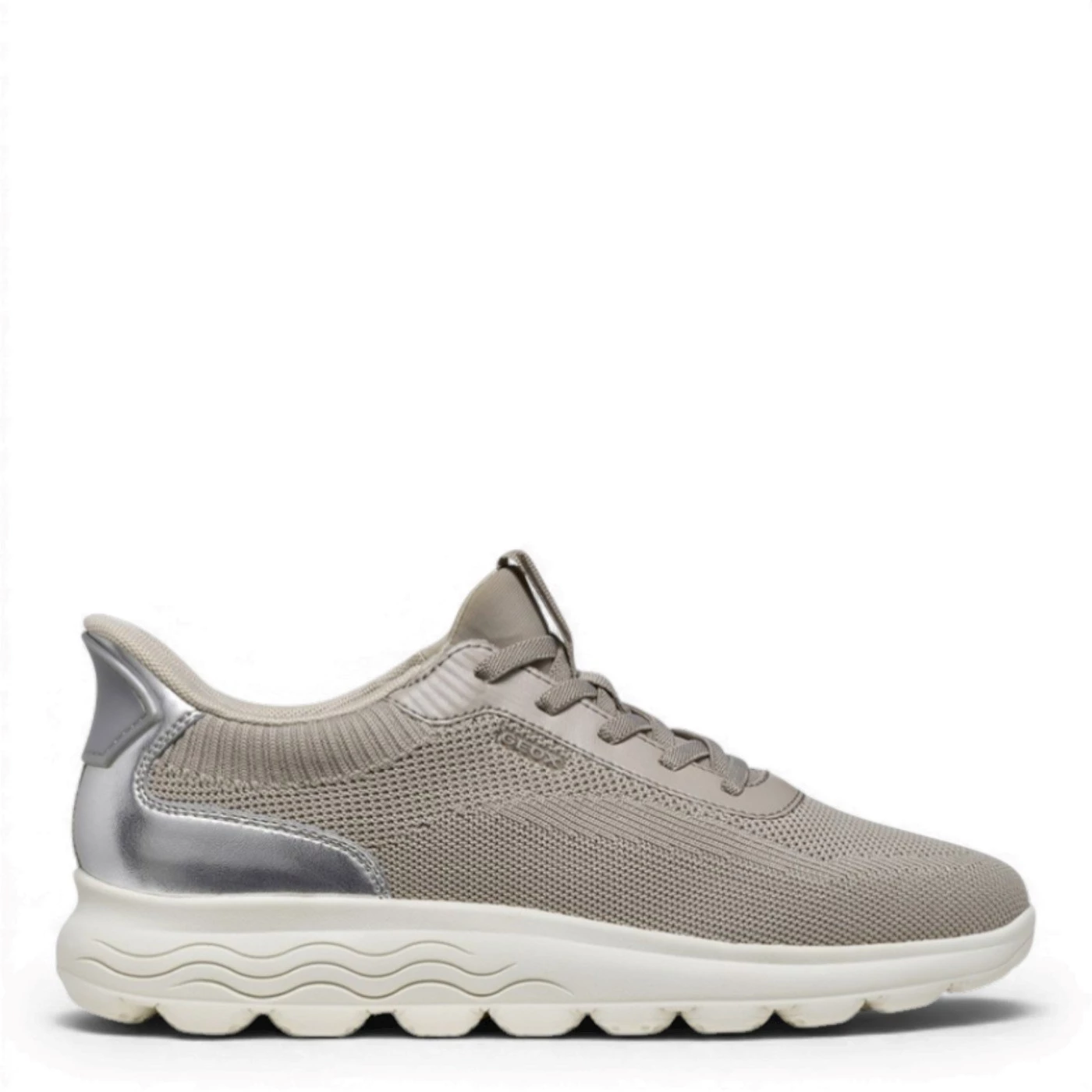 Geox D557MA Spherica plus sneakers donna in mesh grigio cenere
