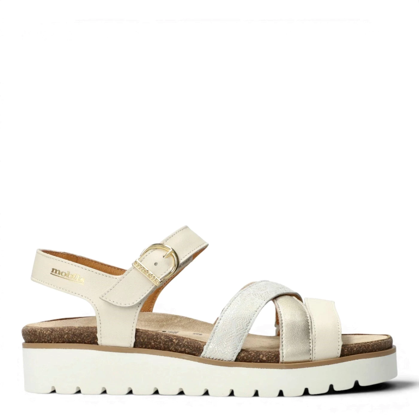 Mephisto THINA sandali plantare estraibile pelle bianco