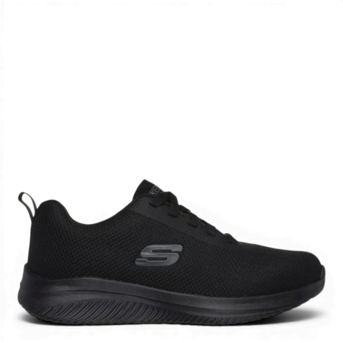 Skechers 108176EC scarpa sportiva in mesh nero fondo antiscivolo
