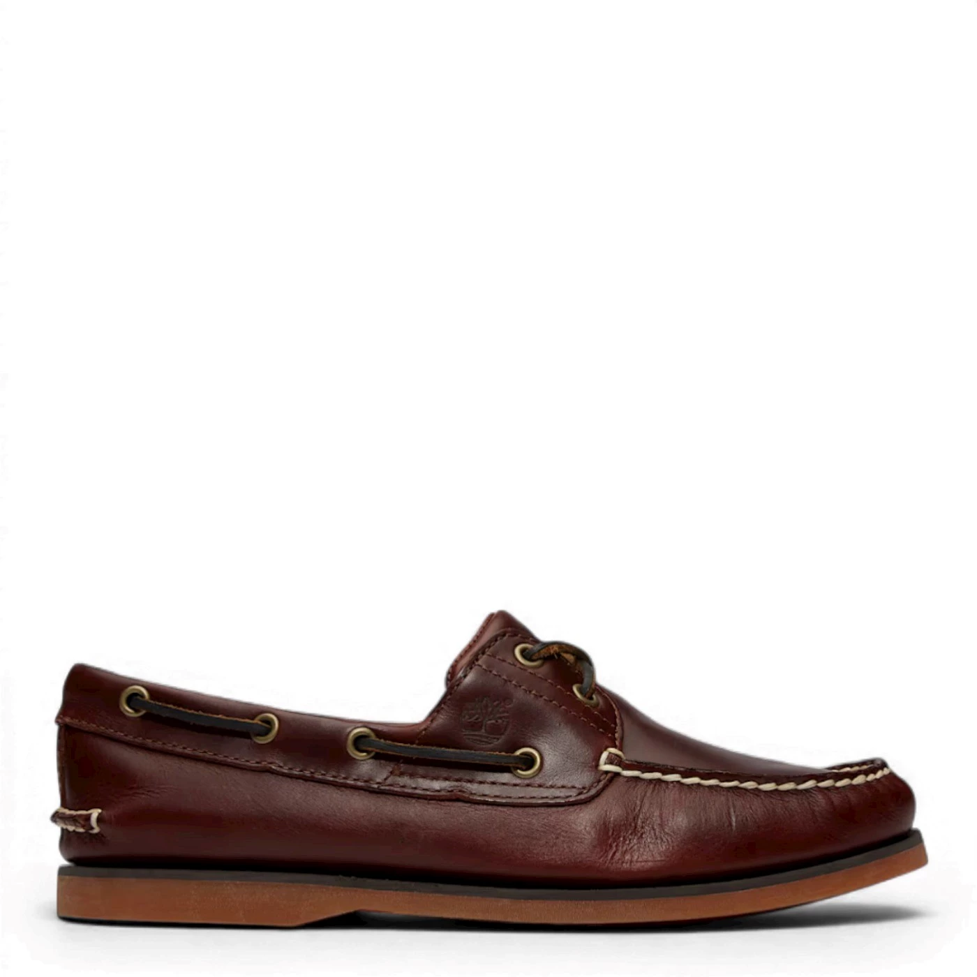 Timberland TB025077 classic boat mocassini stringate pelle brown