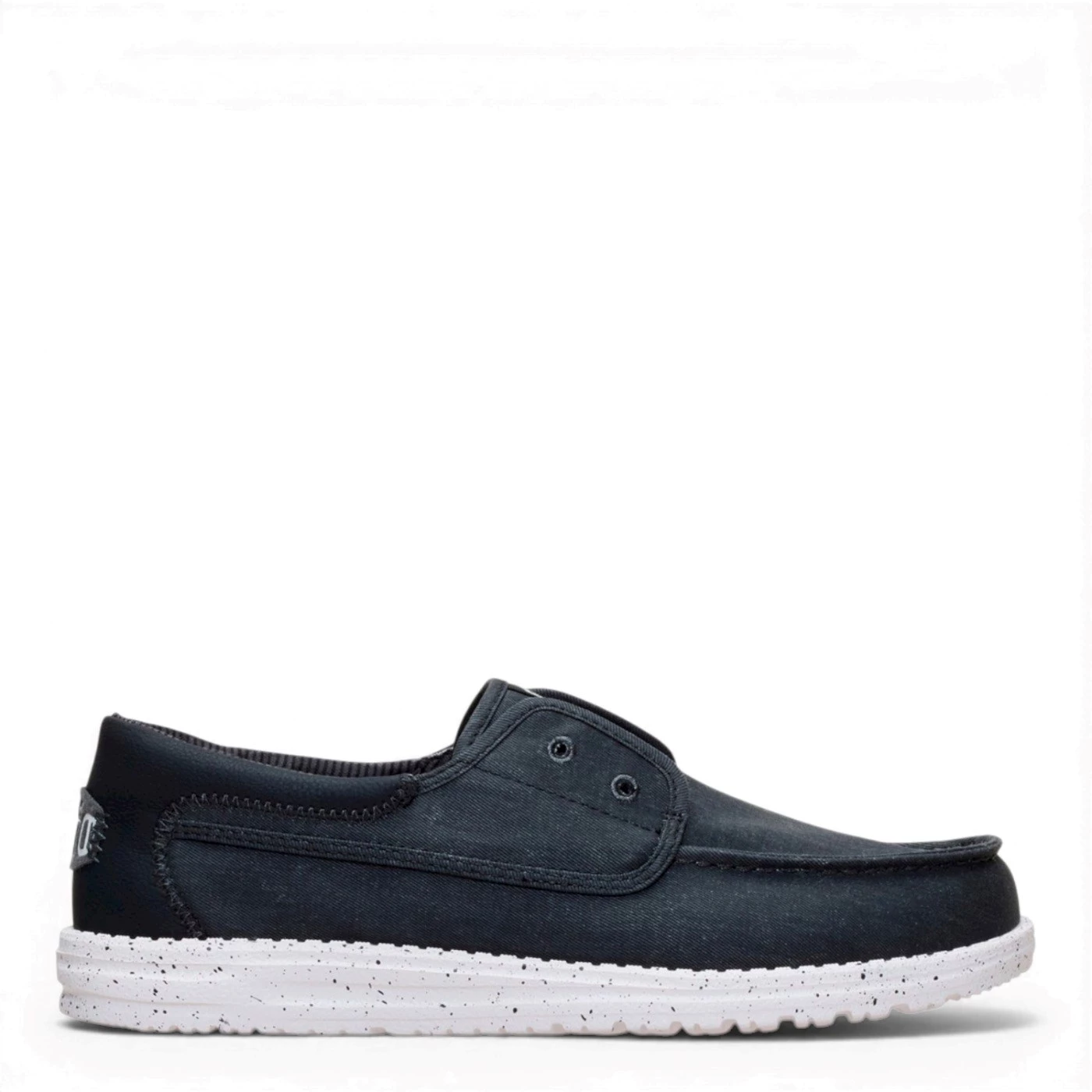 heyDUDE 45141 Wally Cru barca mocassino uomo tessuto blu jeans