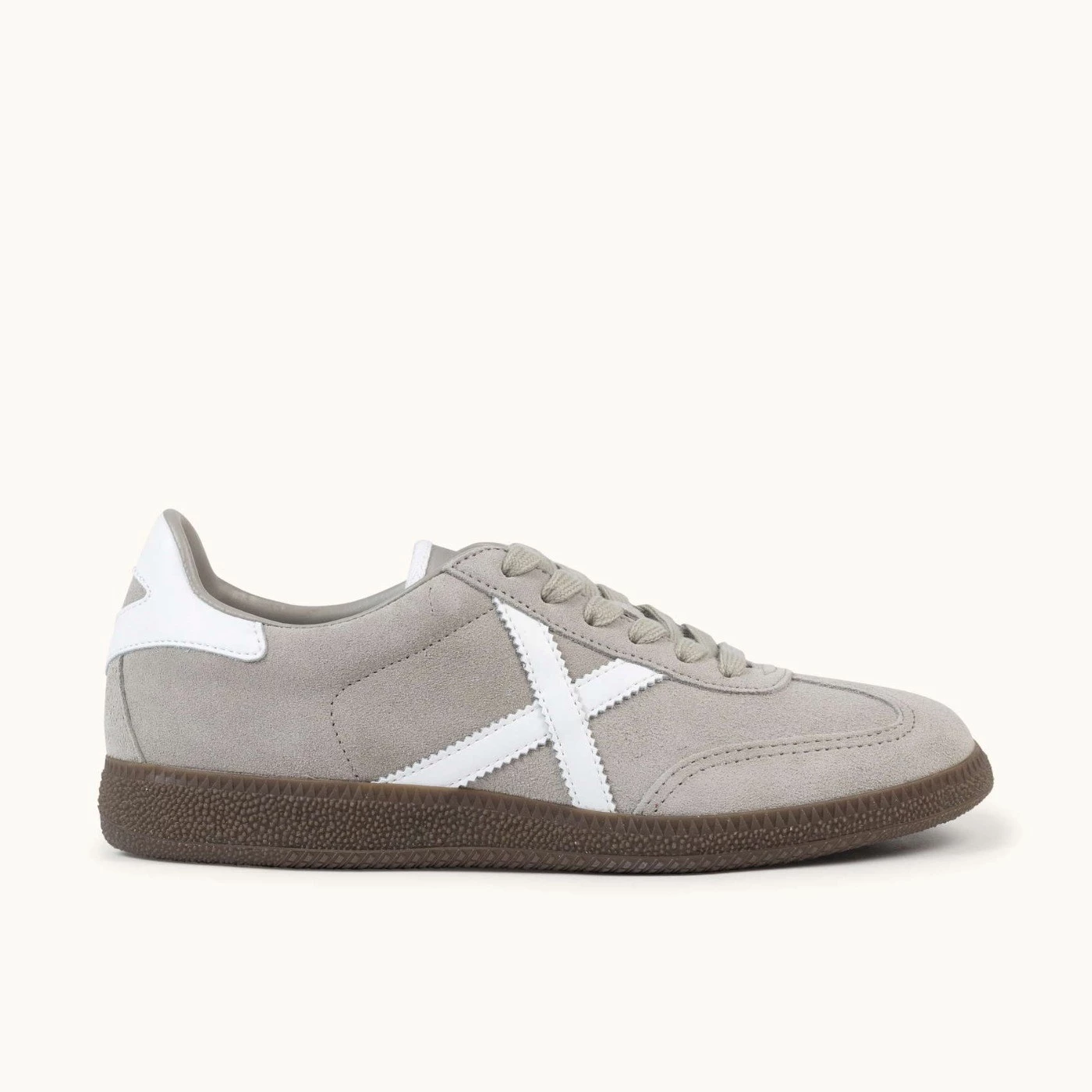 Munich barru 216 Sneakers uomo in camoscio tortora
