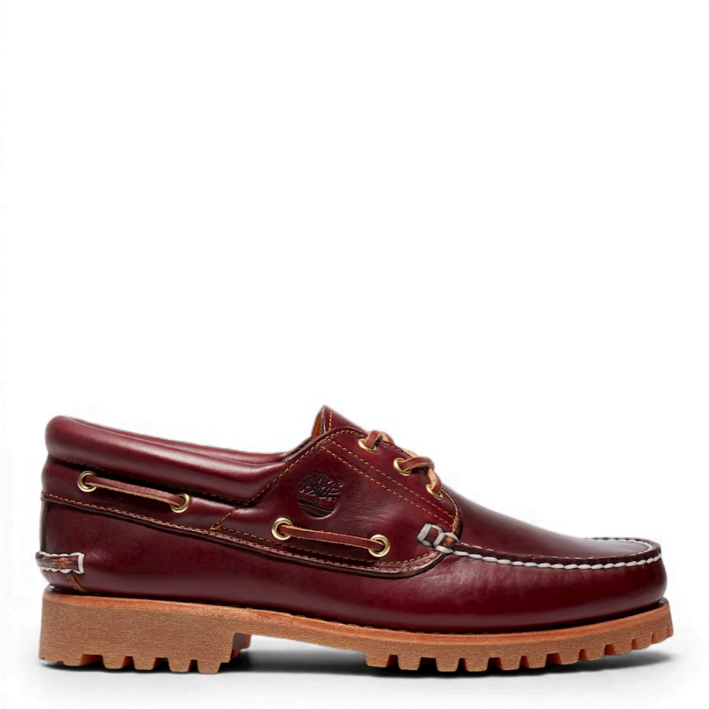 Timberland TB030003 authentic boat mocassini stringati marroni