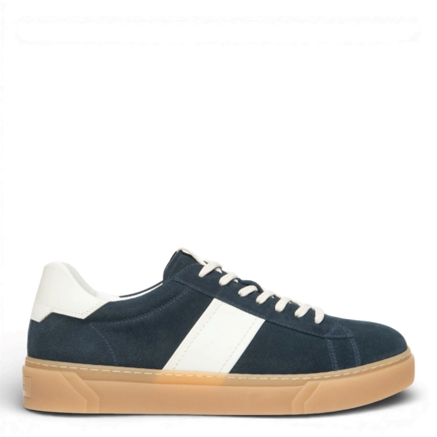 Nero Giardini E600694U sneakers uomo in camoscio blu
