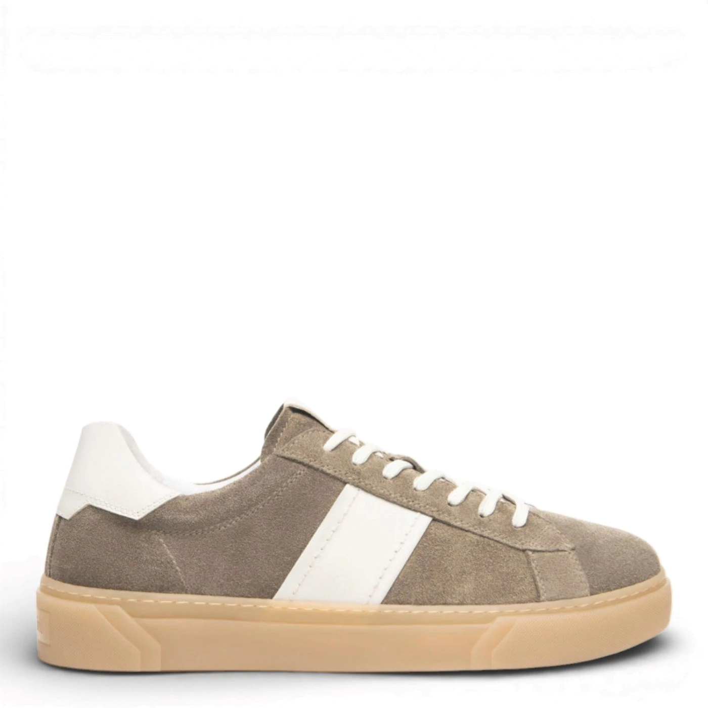 Nero Giardini E500694U sneakers uomo in camoscio tortora