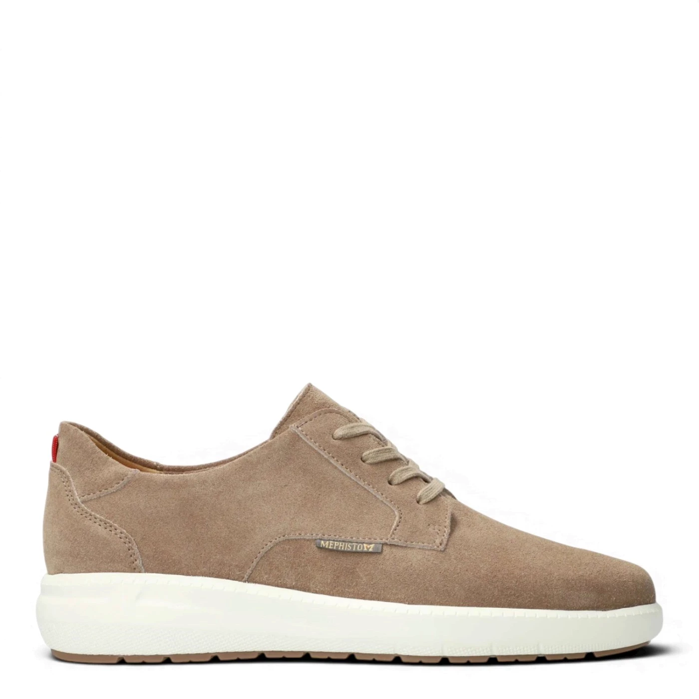 Mephisto Joris stringata uomo in camoscio sfoderato beige