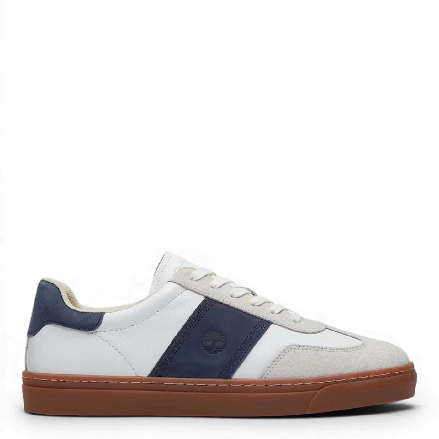 Timberland TB0A43GG sneakers stringate uomo in pelle bianco blu