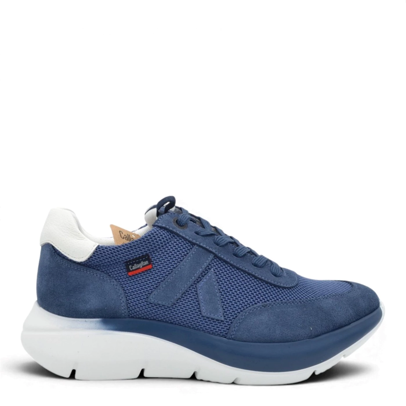 Callaghan 61205 sneakers uomo in tessuto ocean blu