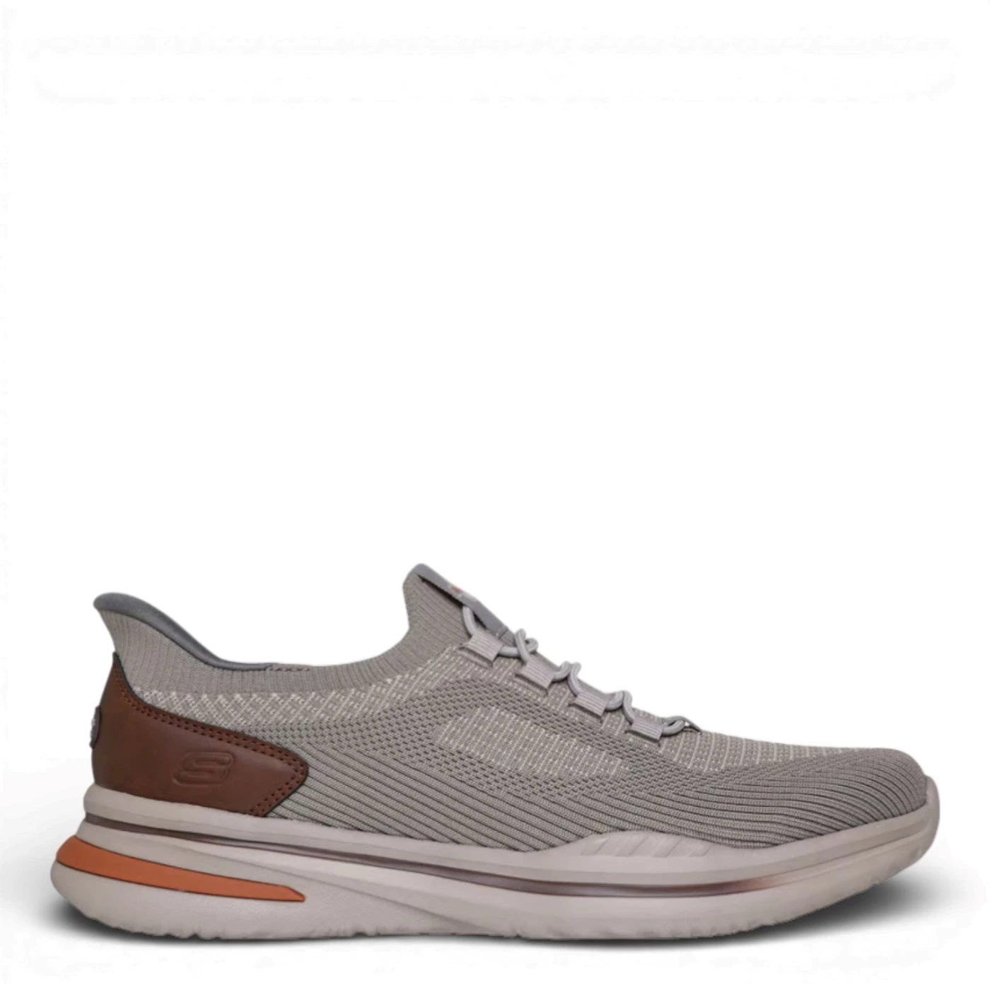 Skechers 211207 slip ins sneaker norlan uomo tortora