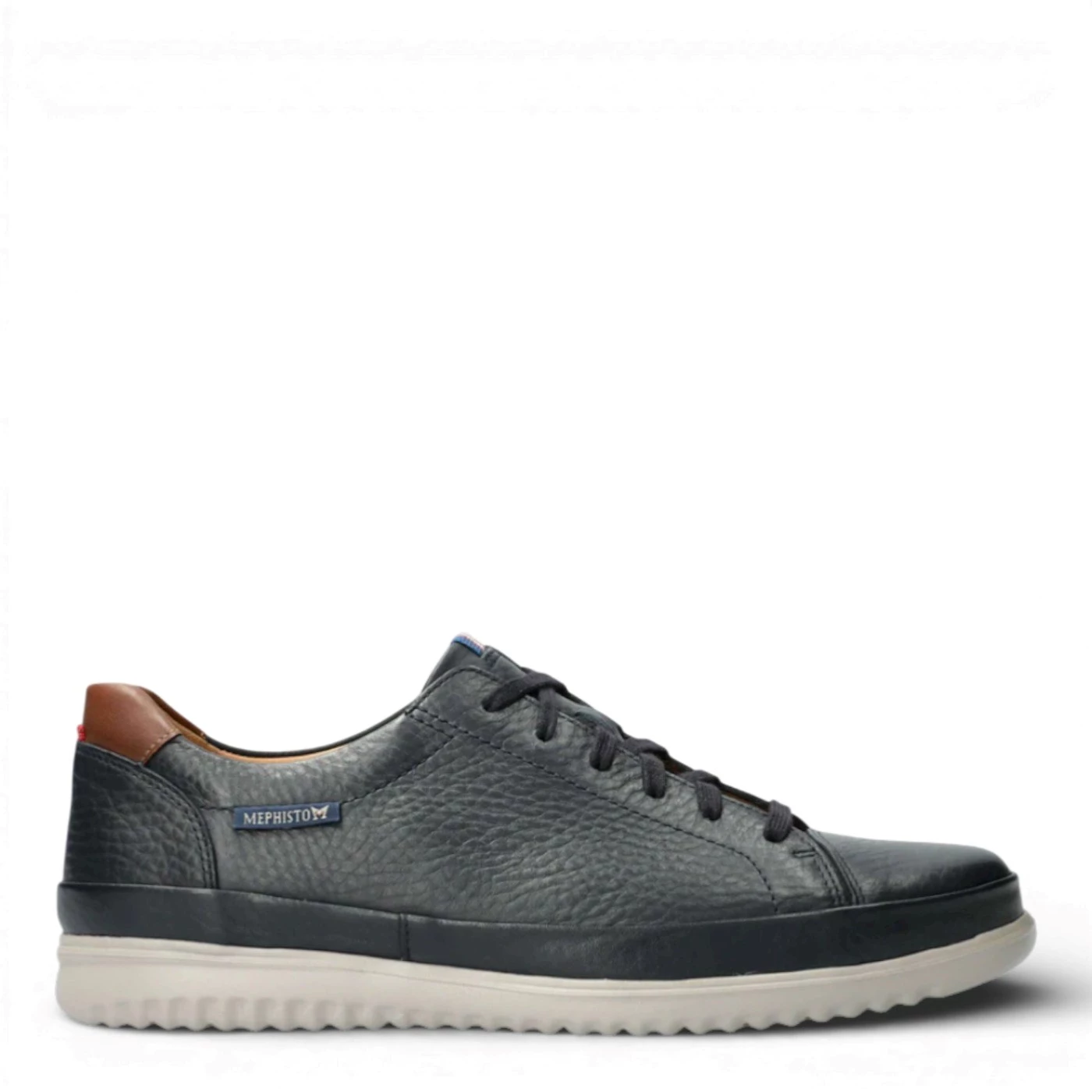 Mephisto THOMAS oregon stringata da uomo in pelle blu
