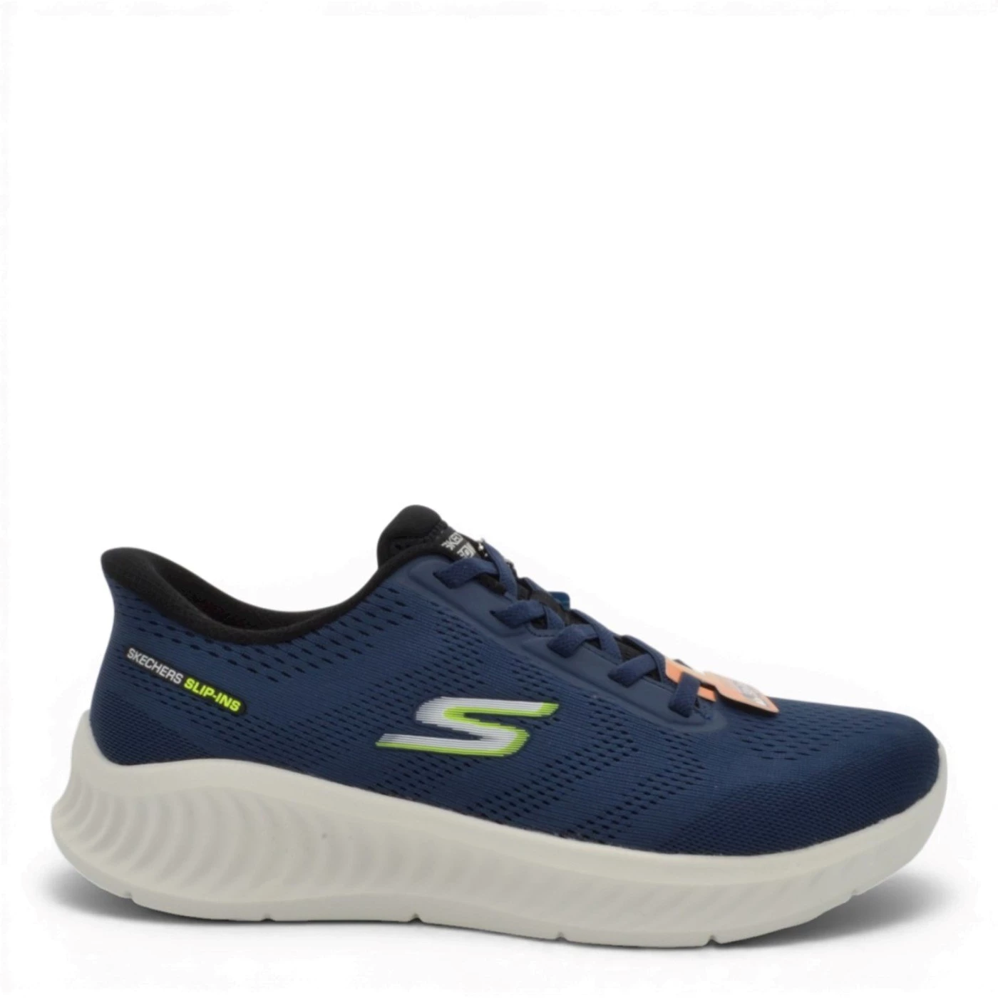 Skechers 216375 Go walk now scarpa sportiva in mesh blue slip in
