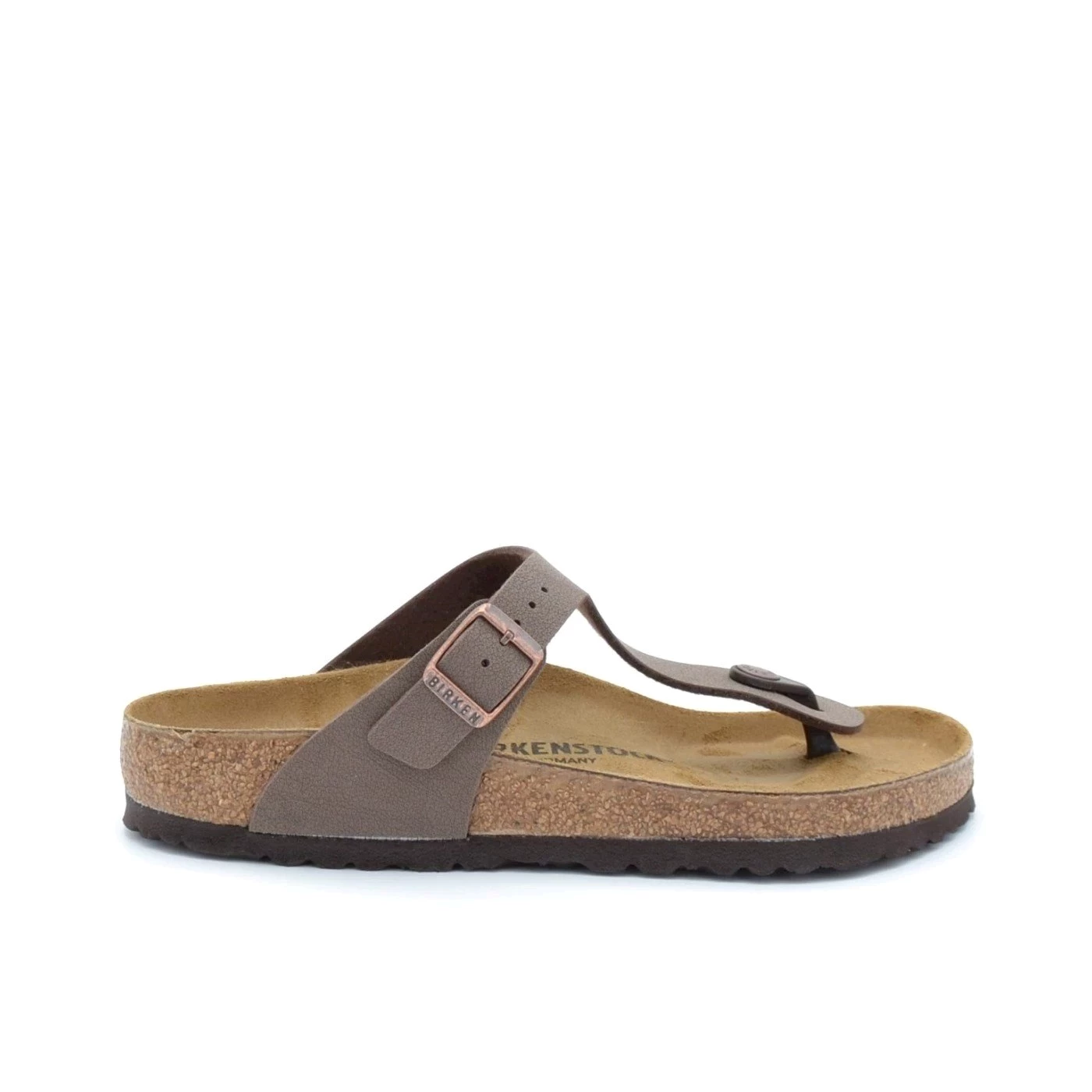 Birkenstock 0043751 Gizeh sandali sughero regular mocha