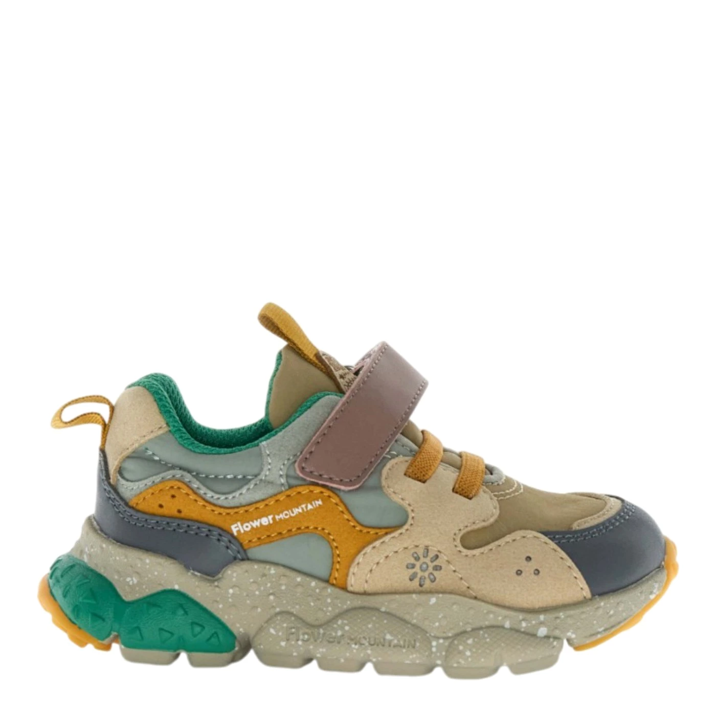Flower Mountain Yamano 3 sneakers bambini in tessuto multi
