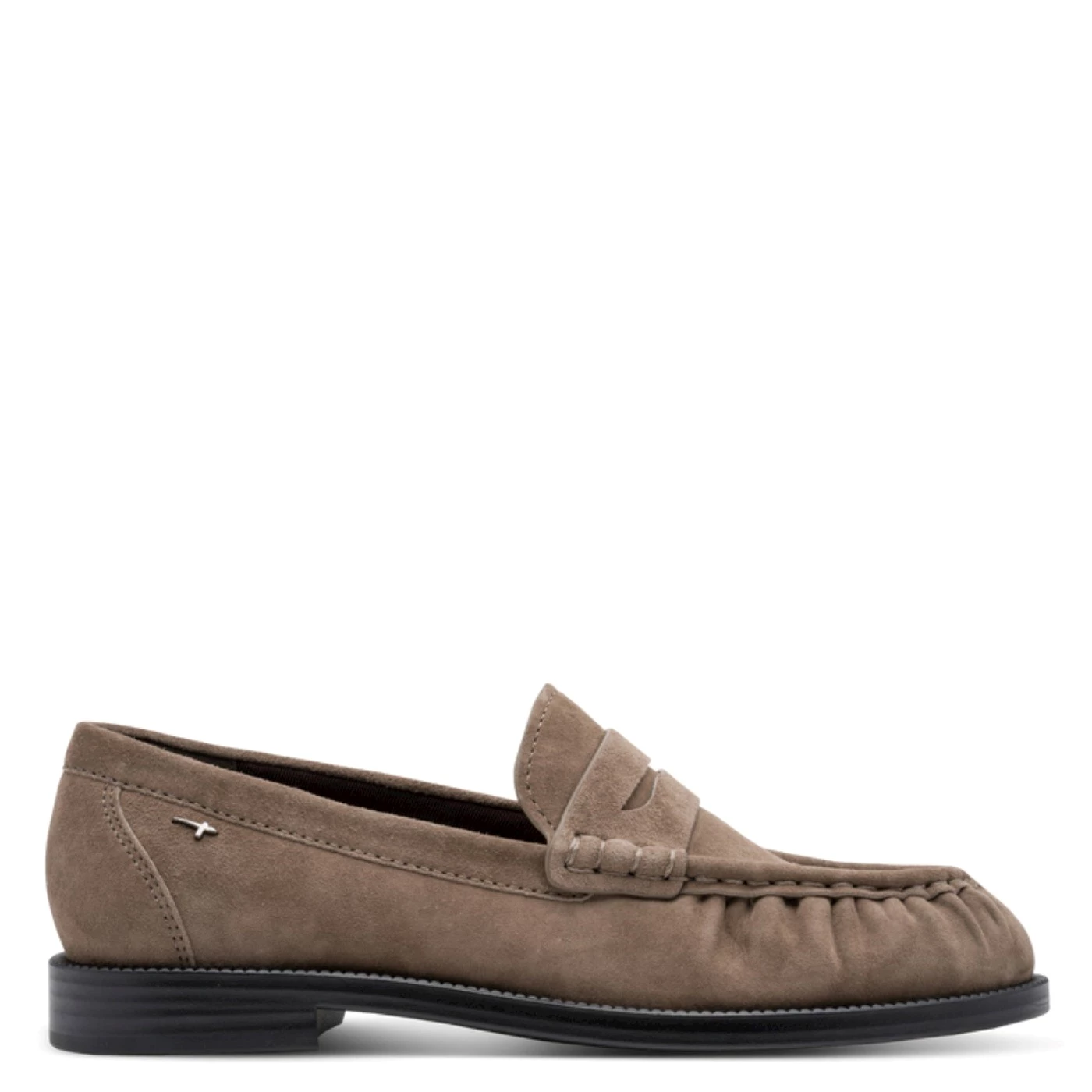 Tamaris 24251 mocassino donna in camoscio taupe tacco 2 cm