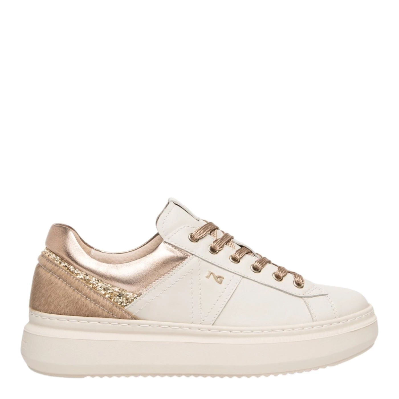 Nero Giardini I617430D sneakers in pelle beige