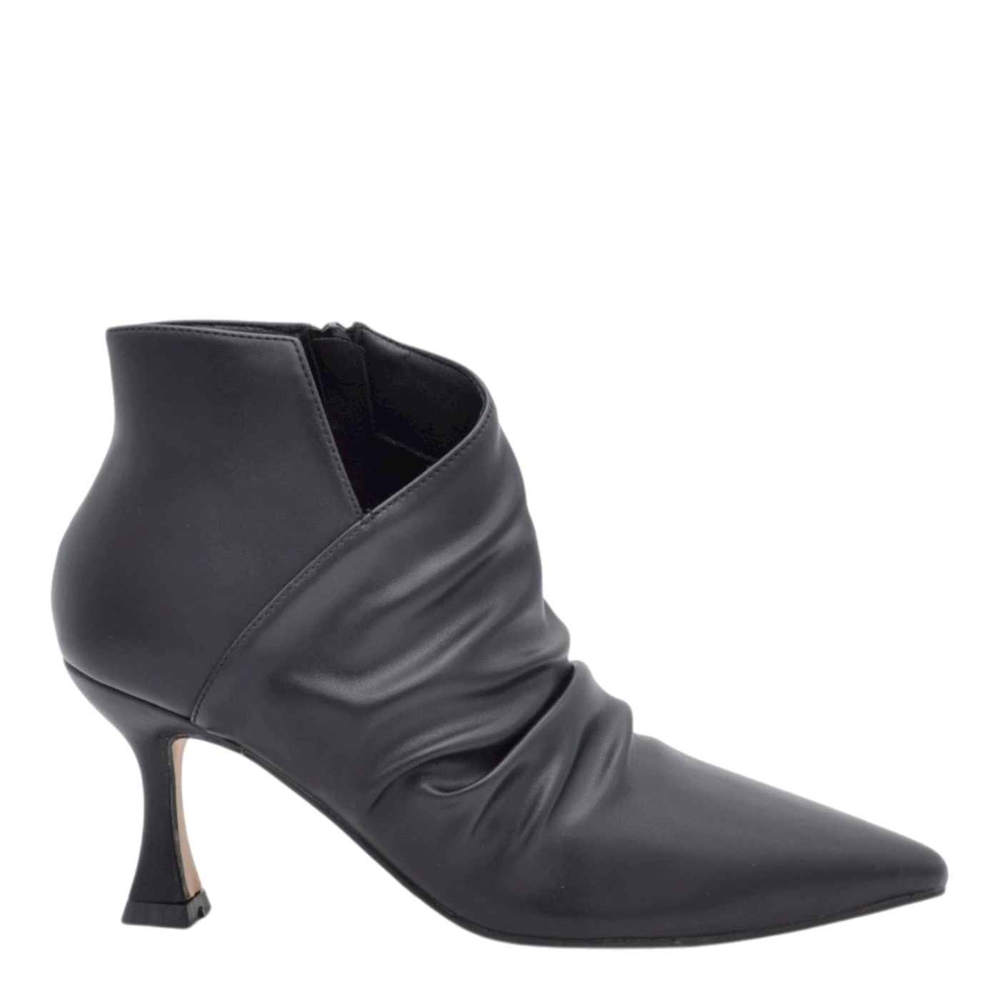 Miabelle MB8830 stivaletto in ecopelle nero tacco 7 cm