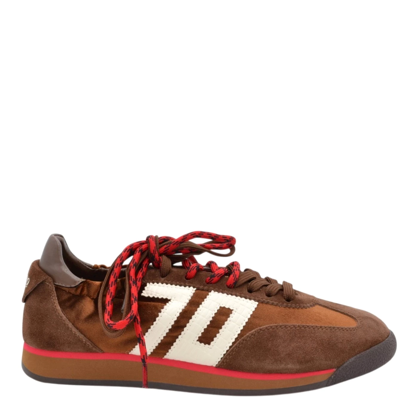 Back 70 ROCKET sneakers donna in camoscio e velour marrone