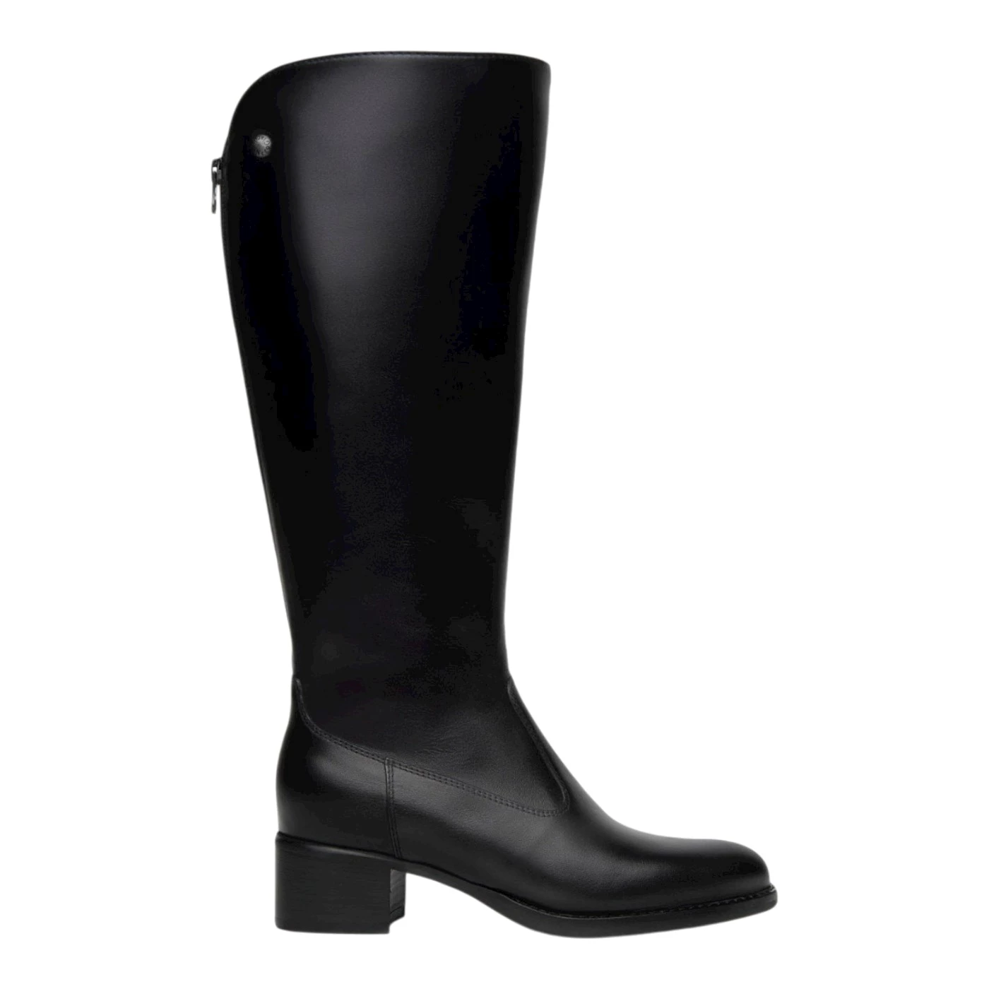 Nero Giardini I117561D stivale cavallerizo pelle nero tacco 4 cm